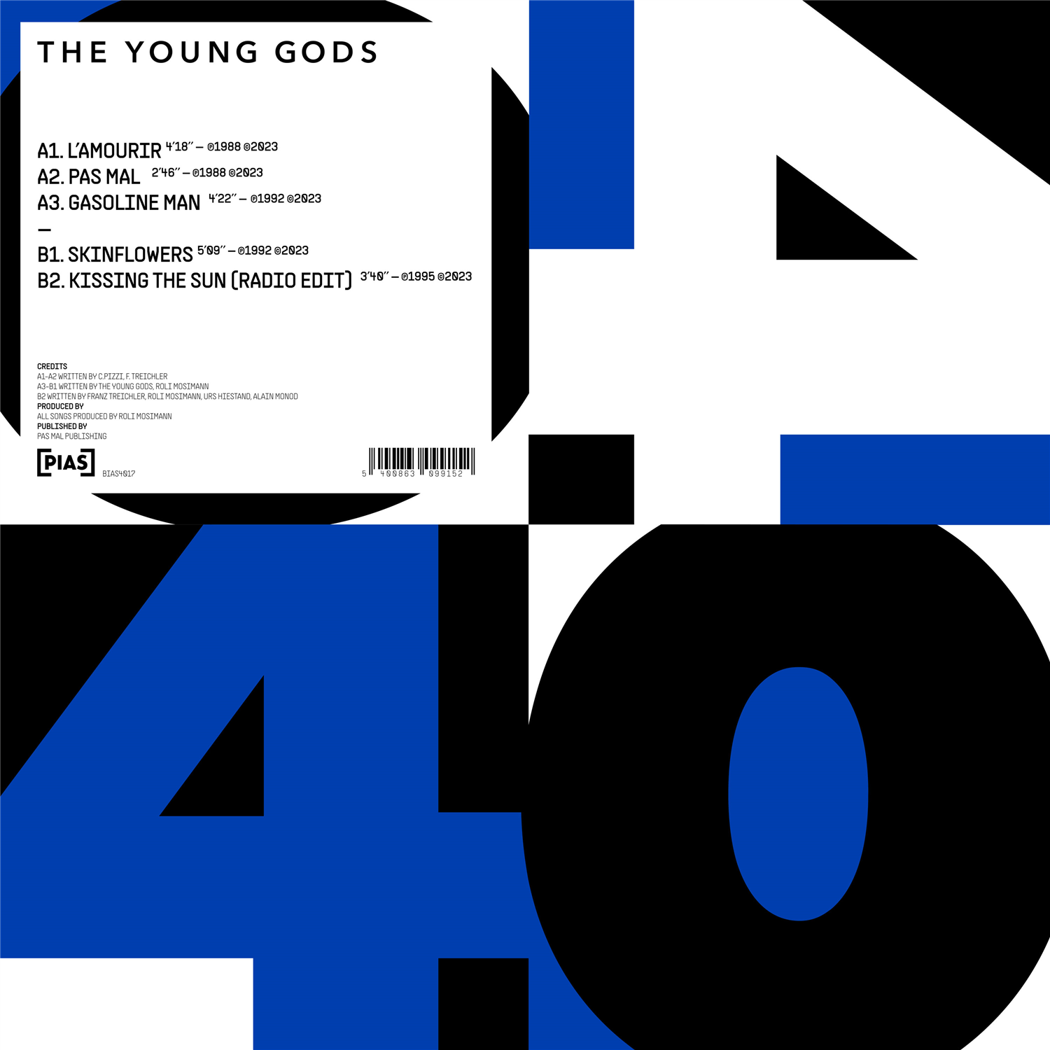The Young Gods - [PIAS] 40 (The Young Gods): Vinyl 12" EP