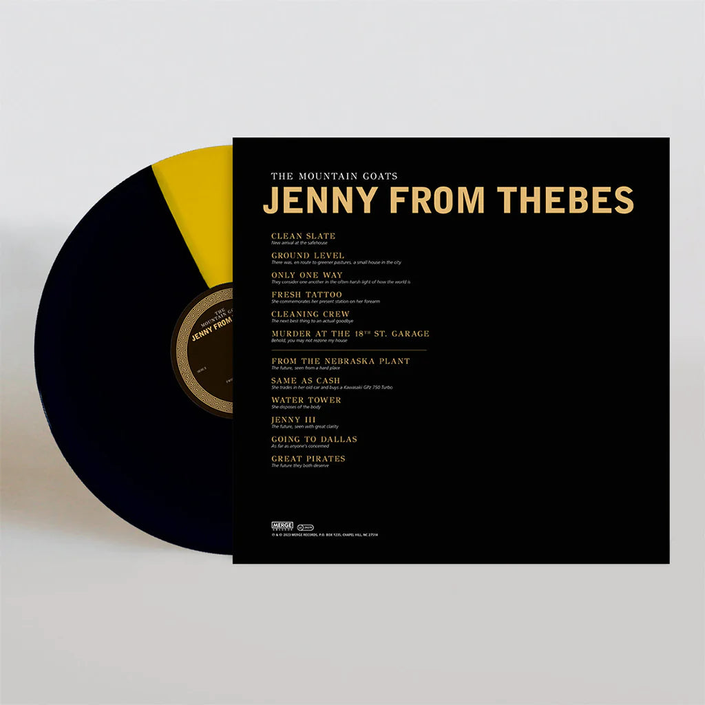 The Mountain Goats - Jenny from Thebes: Yellow & Black Vinyl LP