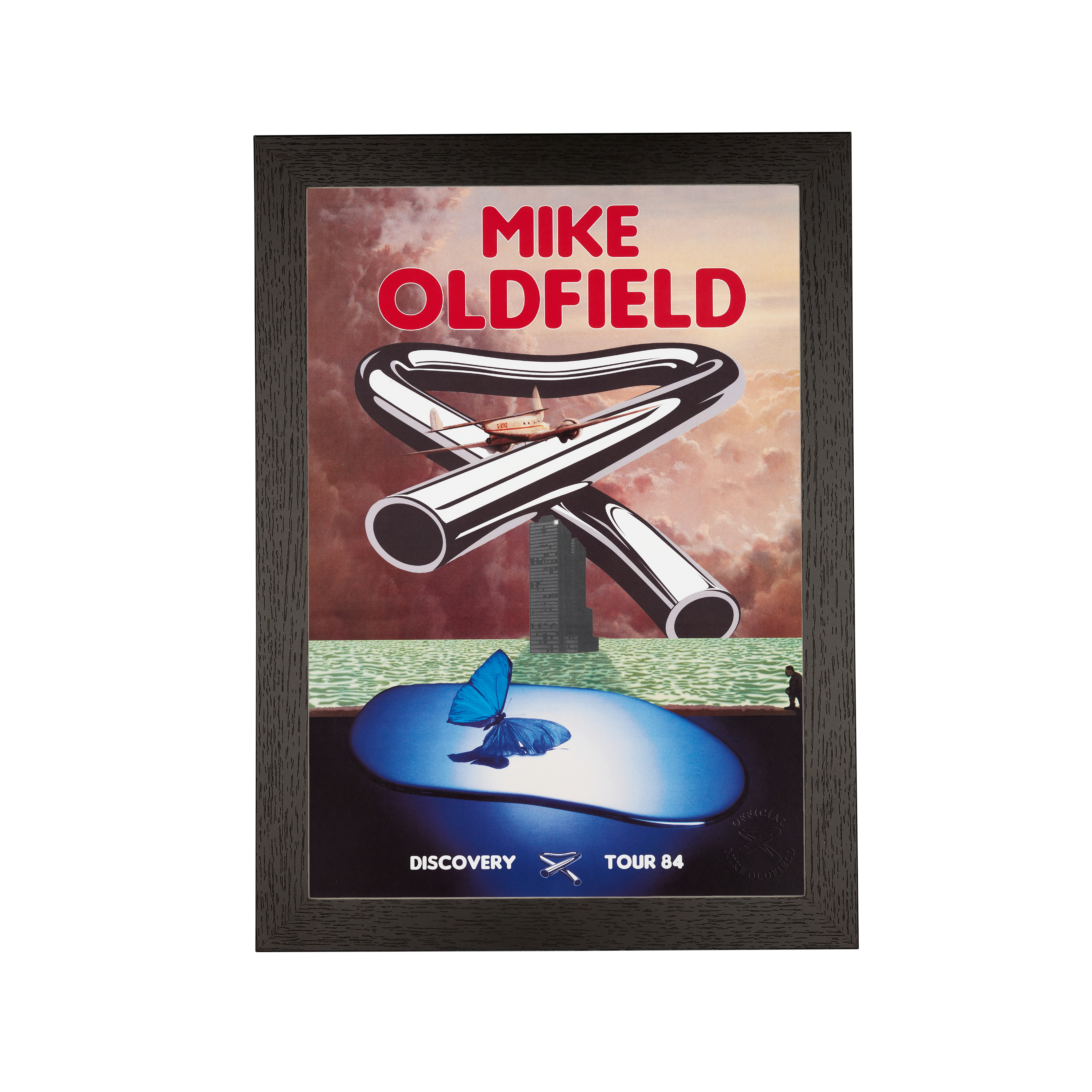 Mike Oldfield - Official Vintage Tour Poster '84