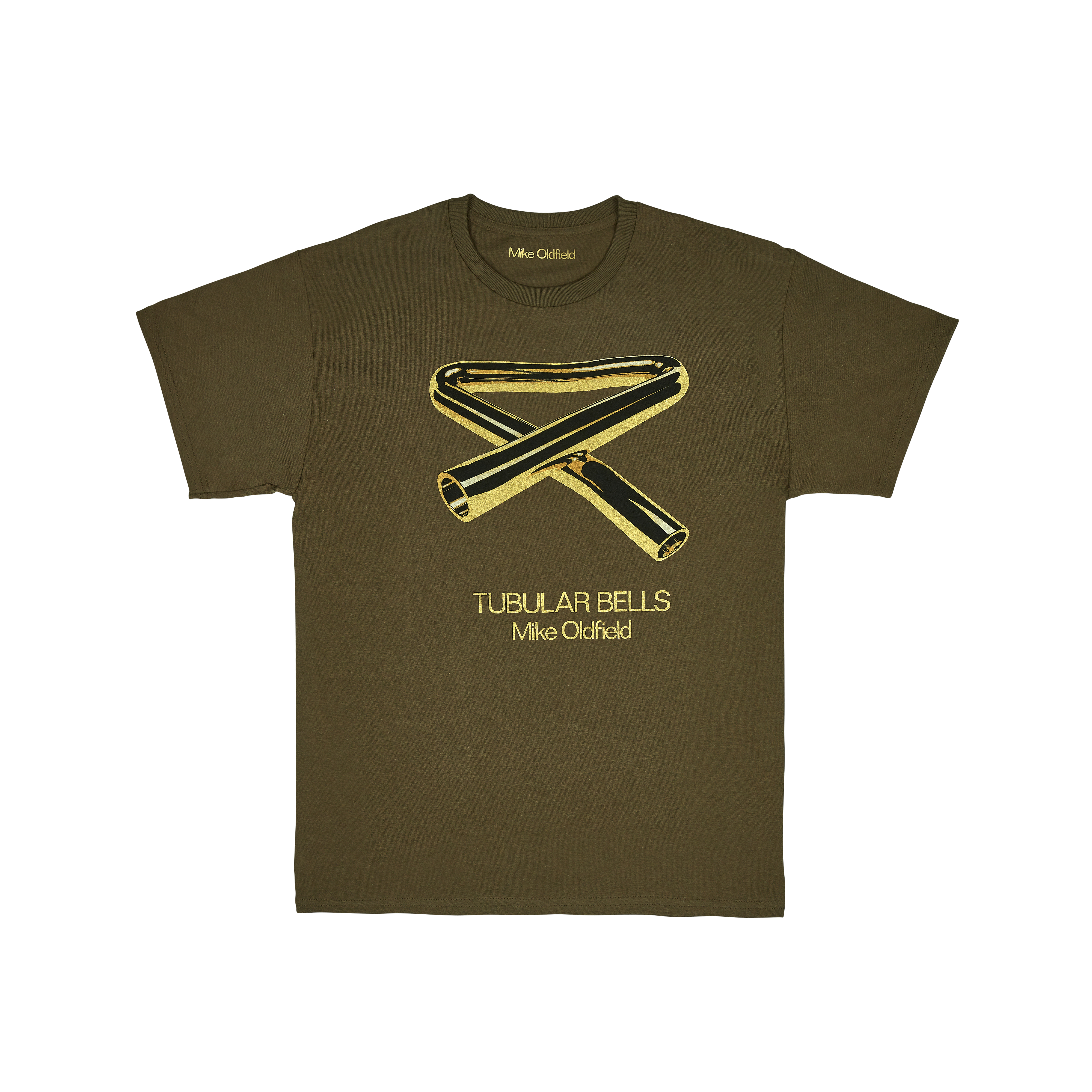 Mike Oldfield - Official Tubular Bells Anniversary T-shirt (Olive)