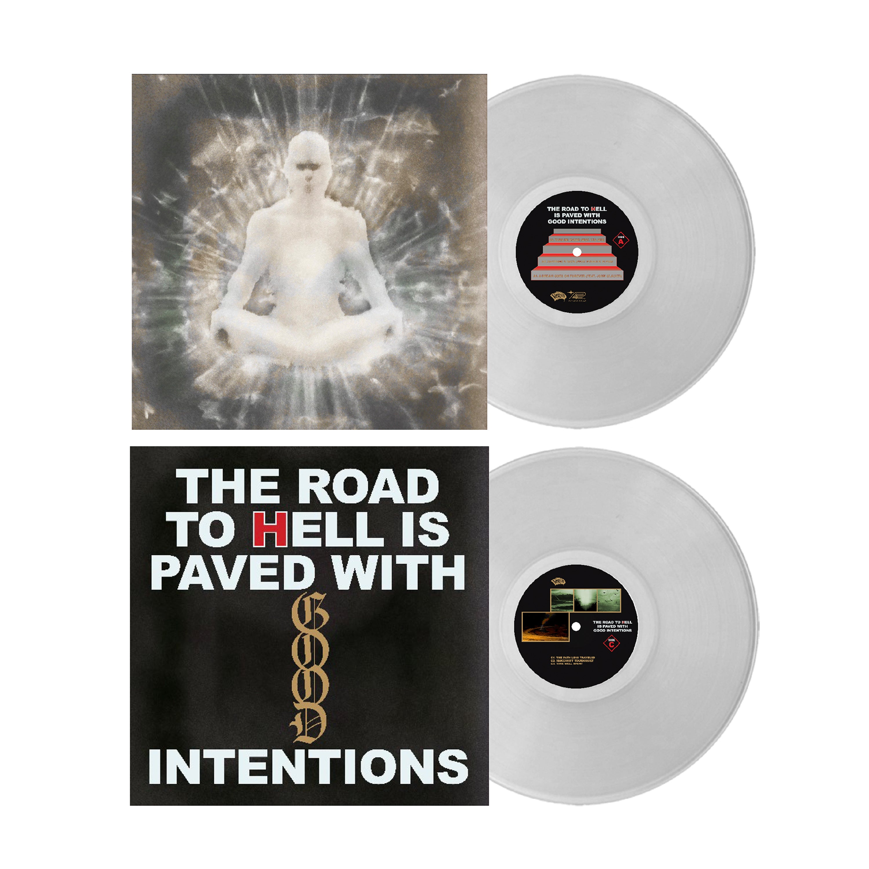 Vegyn - The Road To Hell Is Paved With Good Intentions: Limited Silver Vinyl 2LP (w/ Origami Fold Out Sleeve)