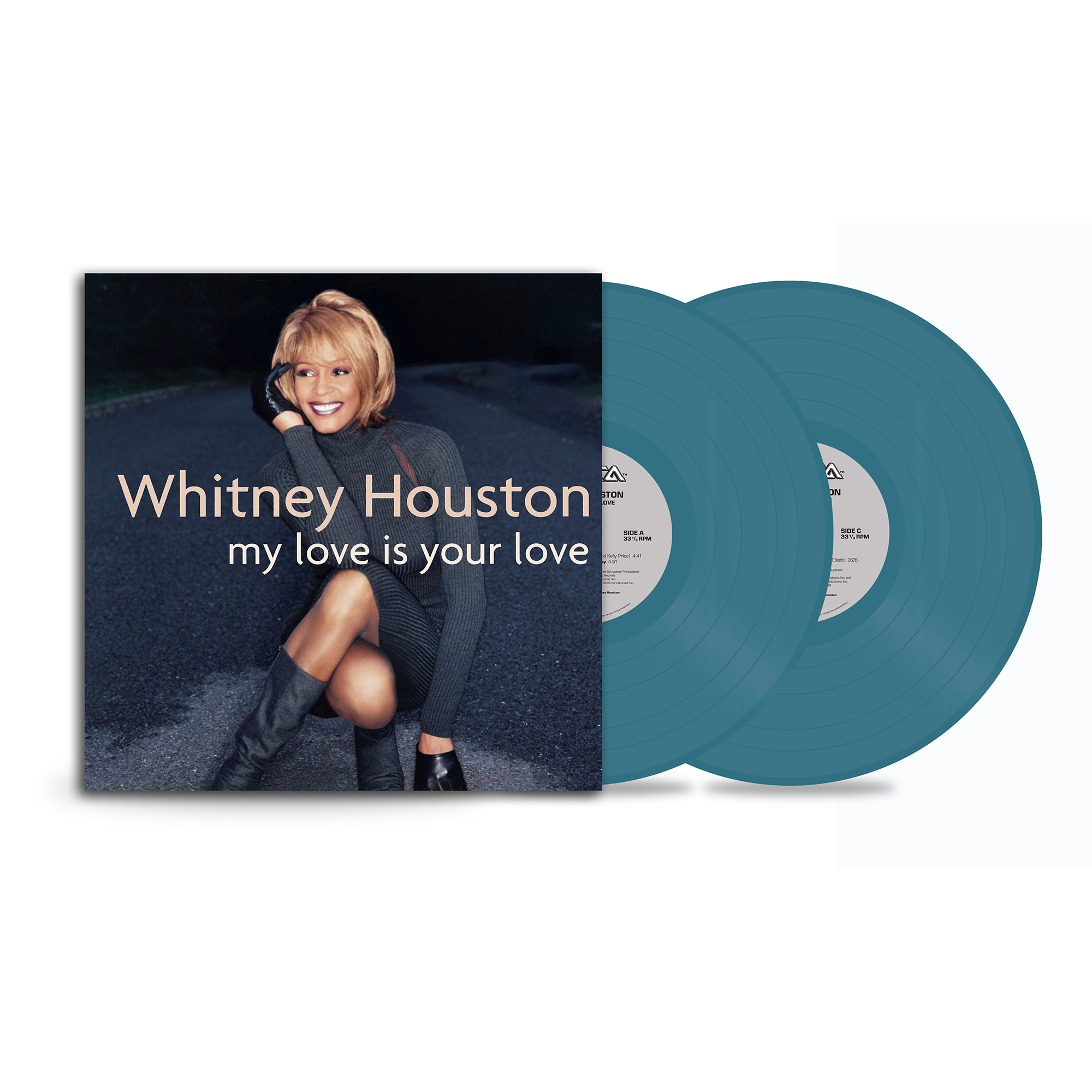 Whitney Houston - My Love Is Your Love: Limited Teal Blue Vinyl 2LP