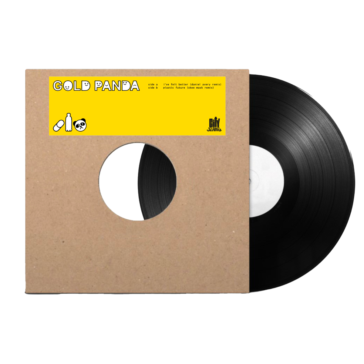 Gold Panda - I've Felt Better (Daniel Avery Remix) / Plastic Future (Skee Mask Remix): Vinyl 12" Single