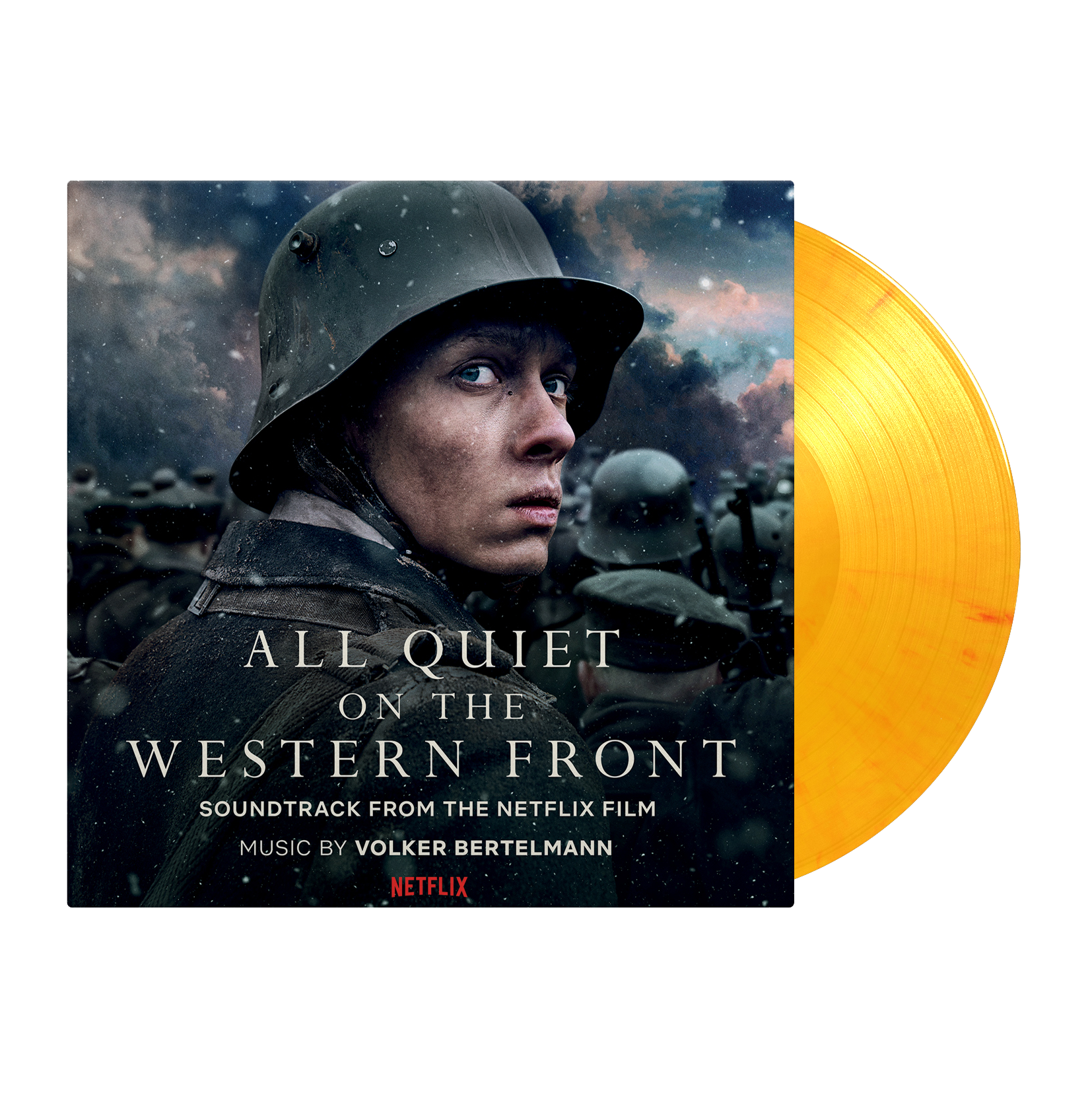 Volker Bertelmann - All Quiet On The Western Front: Limited 'Flaming' Vinyl LP
