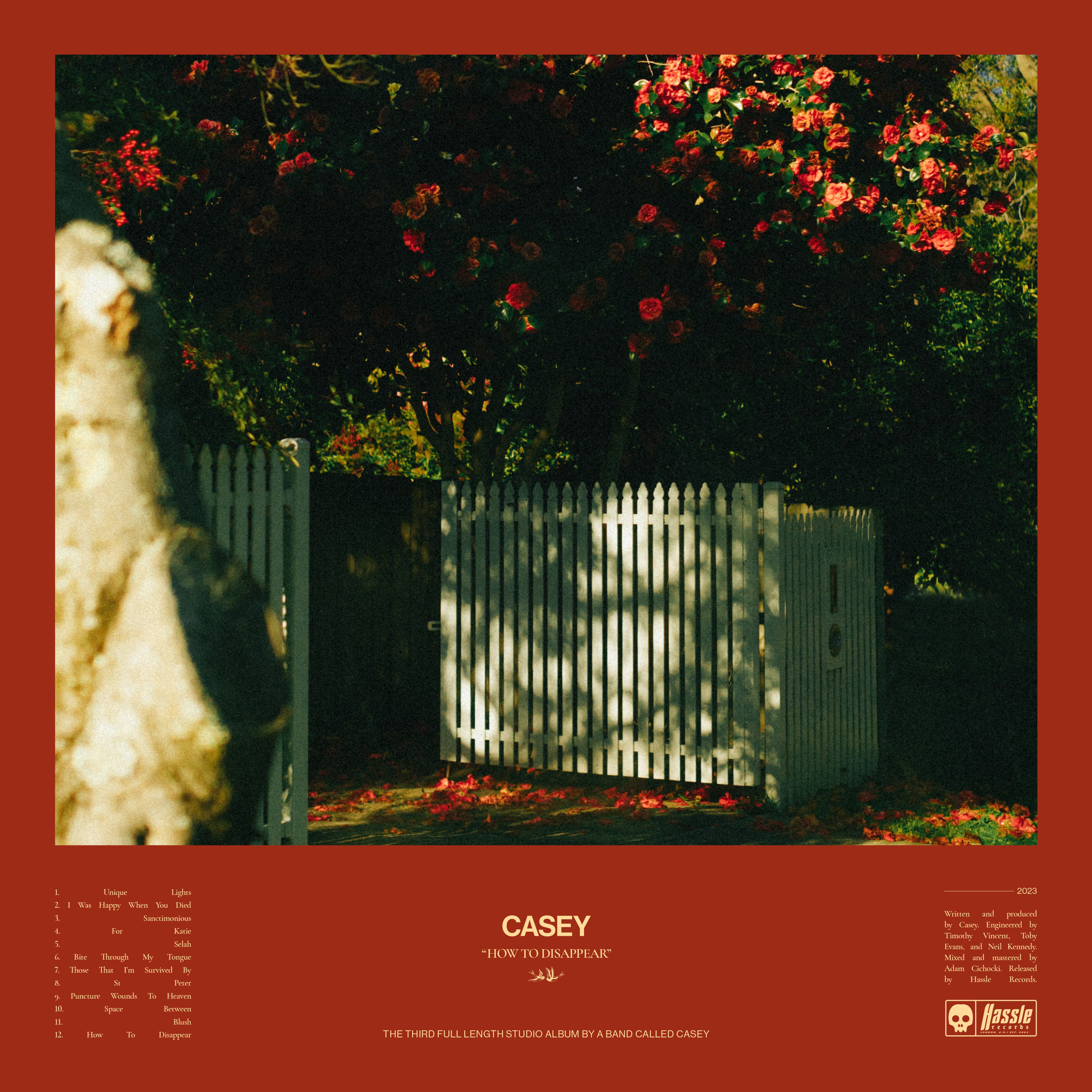Casey - How To Disappear: Limited 'Golden Pearl Marble' Vinyl LP