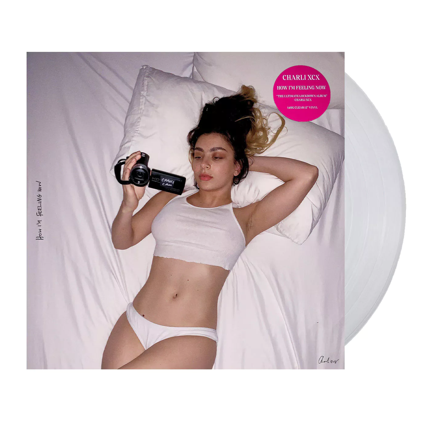 Charli XCX - how i'm feeling now: Clear Vinyl LP