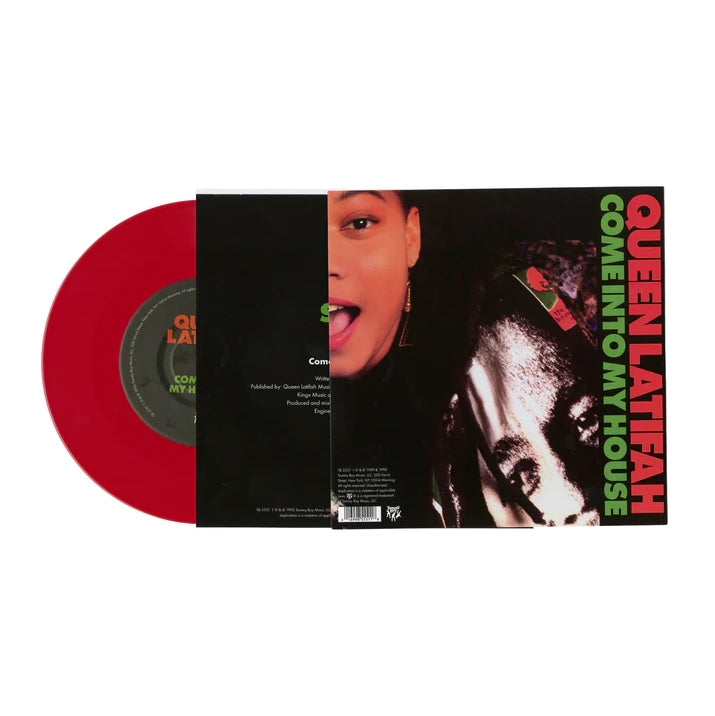 Queen Latifah - Ladies First (feat. Monie Love)/Come Into My House: Red Vinyl 7" Single