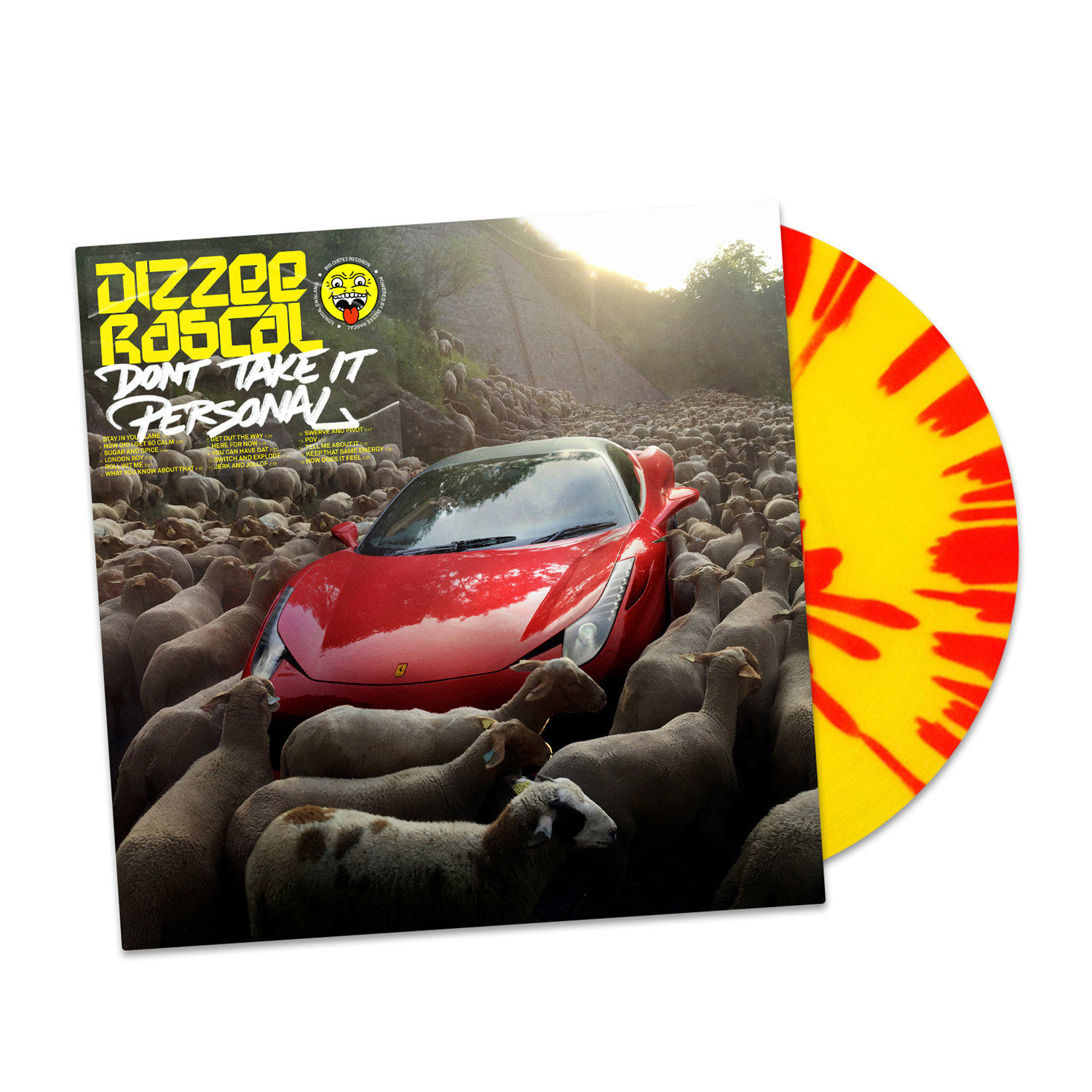 Don't Take It Personal: Limited Red/Yellow Splatter Vinyl LP + Signed Print