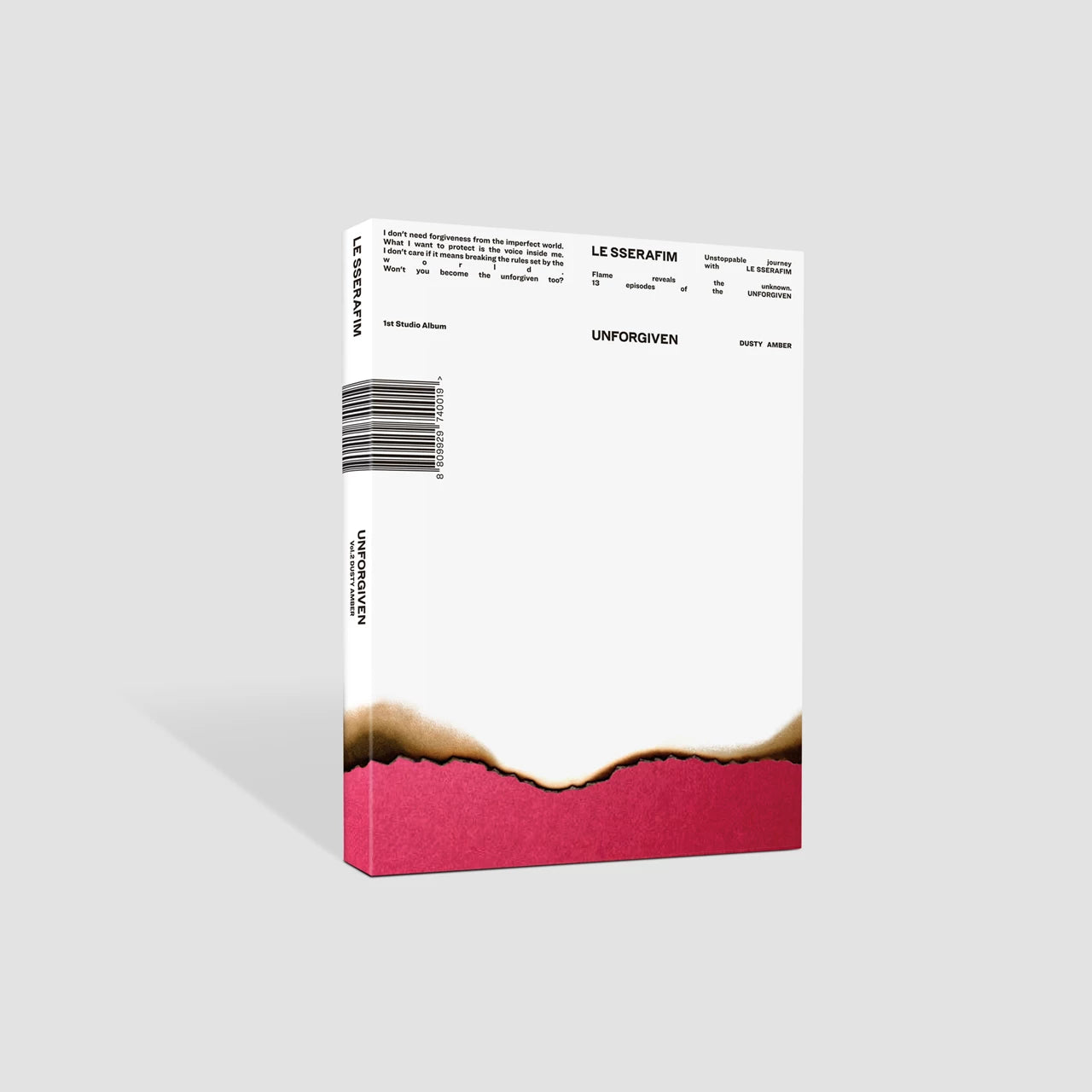 LE SSERAFIM - UNFORGIVEN (Dusty Amber Version): CD Box Set