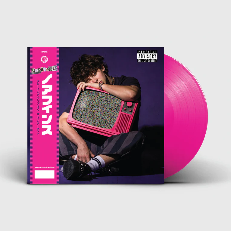 NOAHFINNCE - GROWING UP ON THE INTERNET: Limited Neon Pink Vinyl LP
