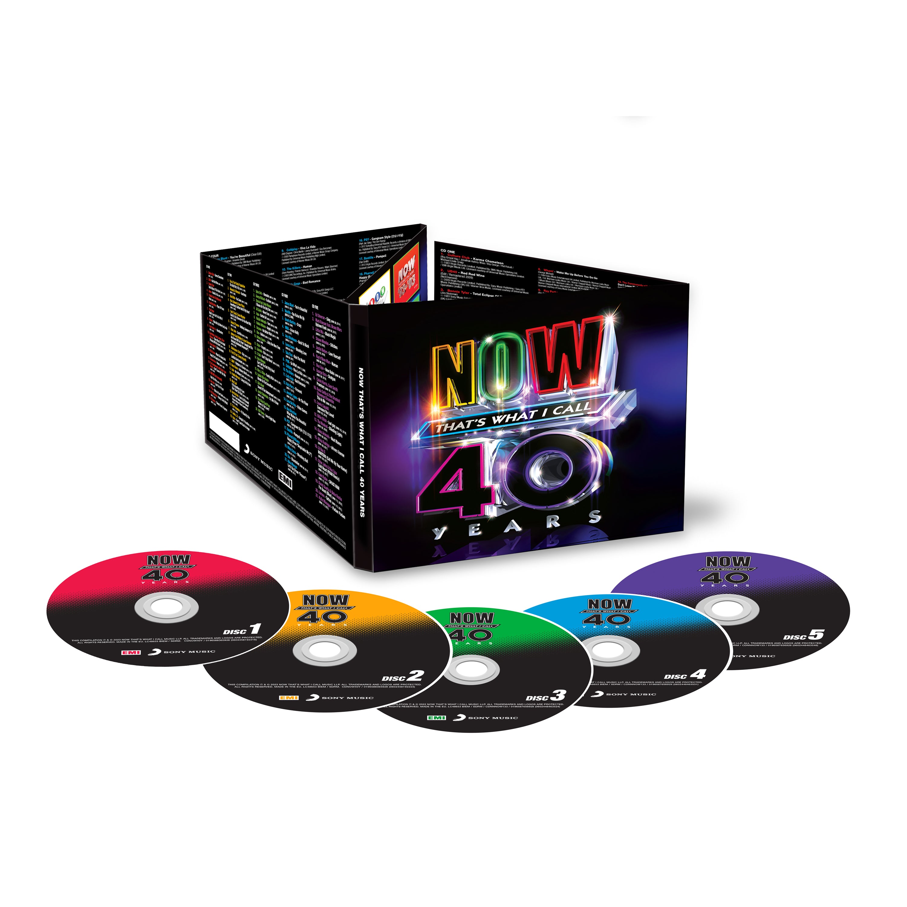Various Artists - NOW That's What I Call 40 Years (5CD)