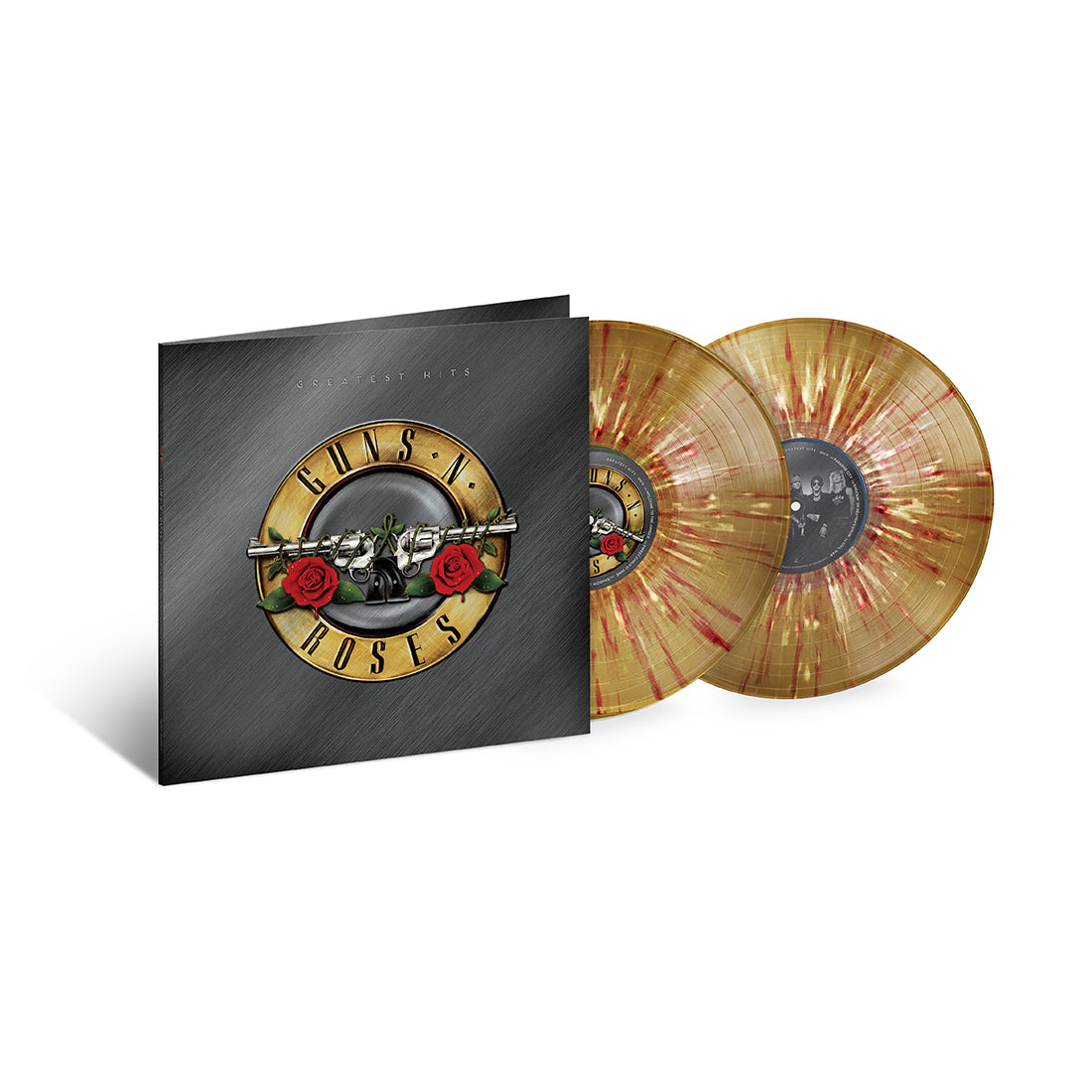 Guns N Roses - Greatest Hits: Gold, White + Red Splatter Vinyl 2LP