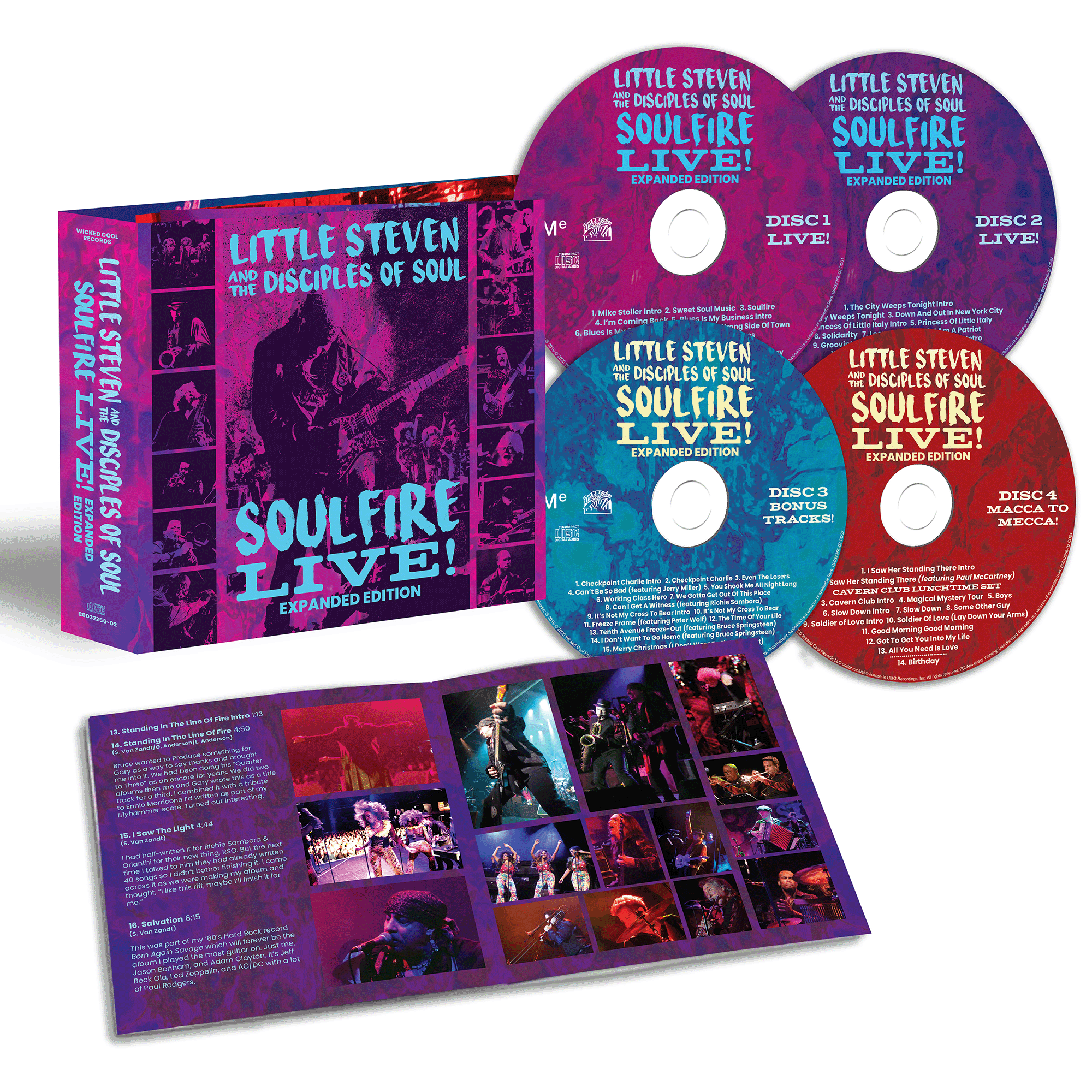 Little Steven, The Interstellar Jazz Renegades - Soulfire Live! 4CD