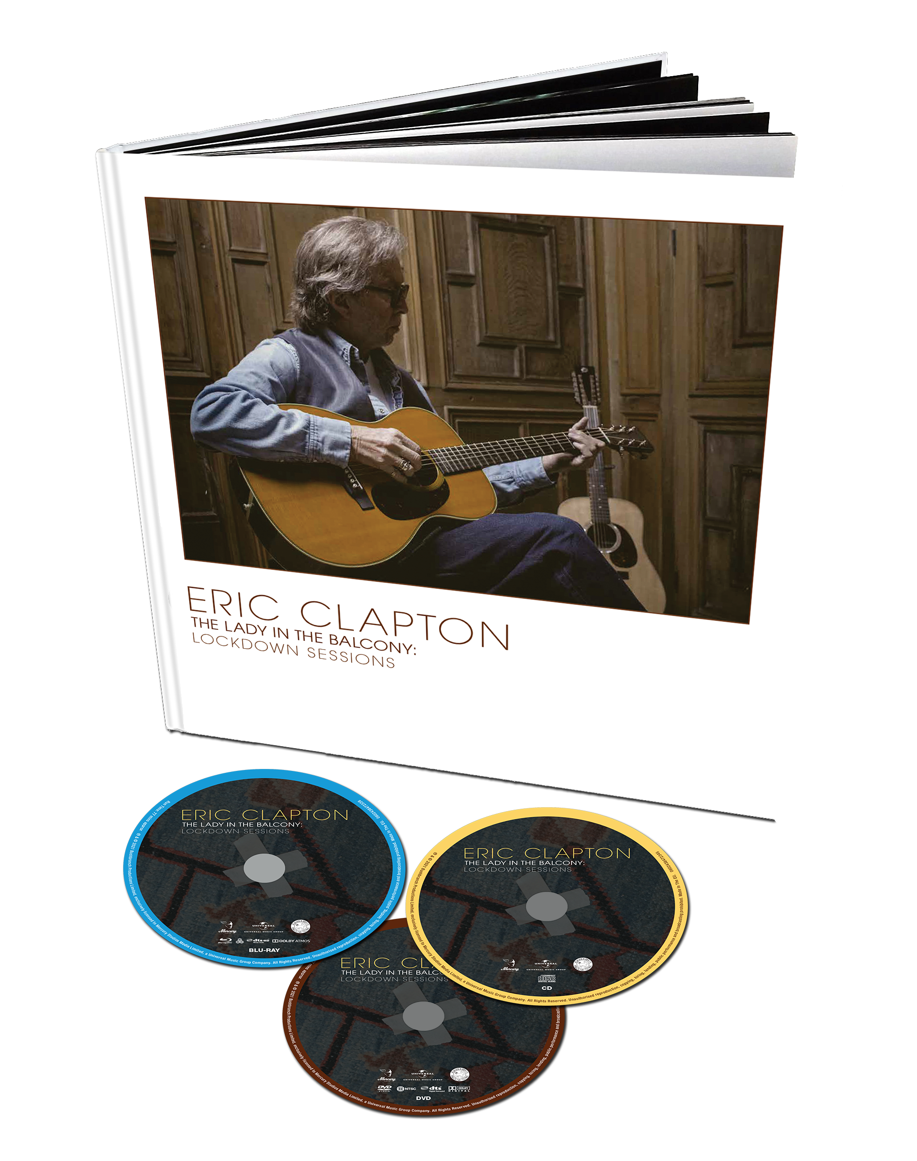 Eric Clapton - The Lady In The Balcony - Lockdown Sessions: Deluxe Book DVD + Blu-Ray + CD Edition
