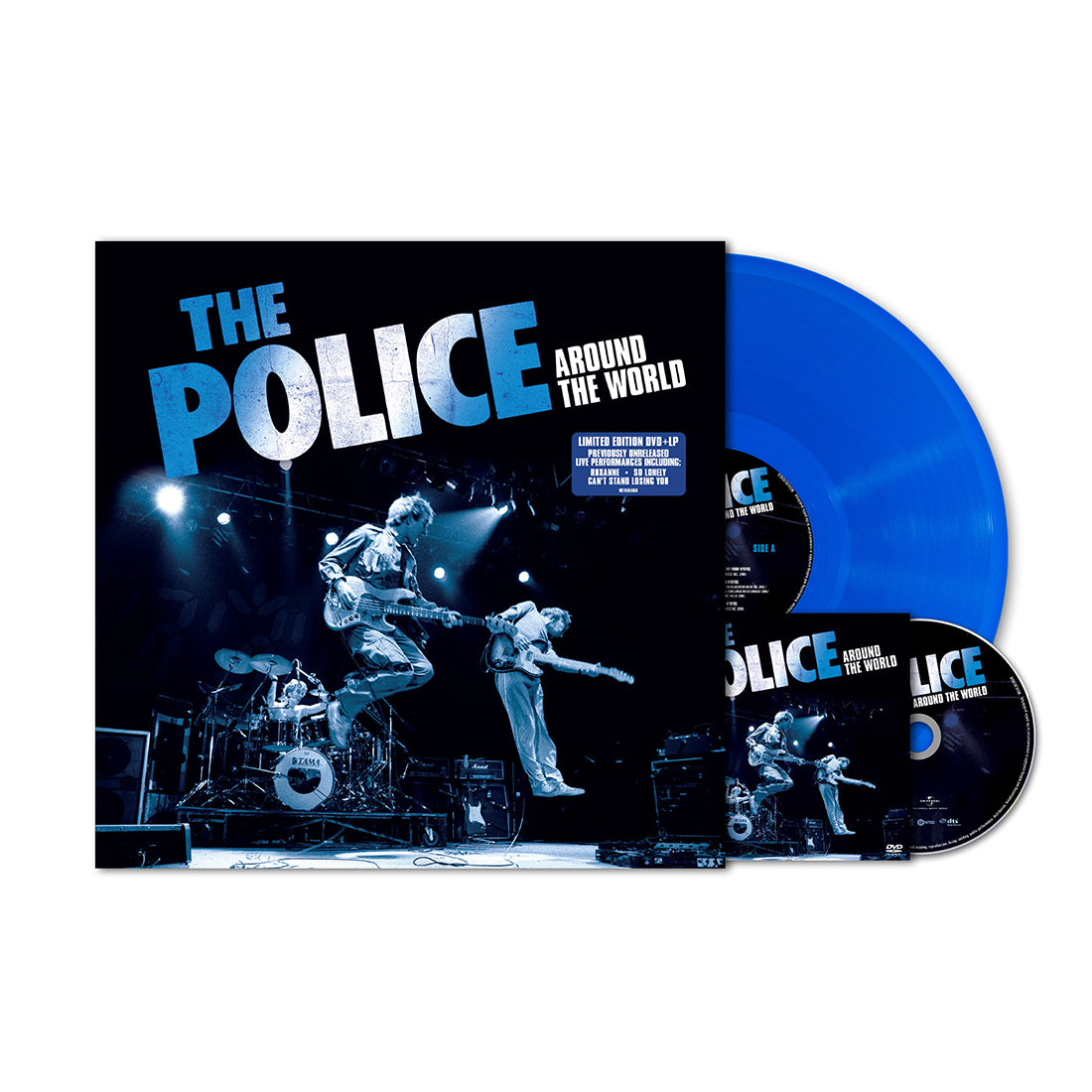 The Police - Around The World - Restored + Expanded: Translucent Blue Vinyl LP + DVD