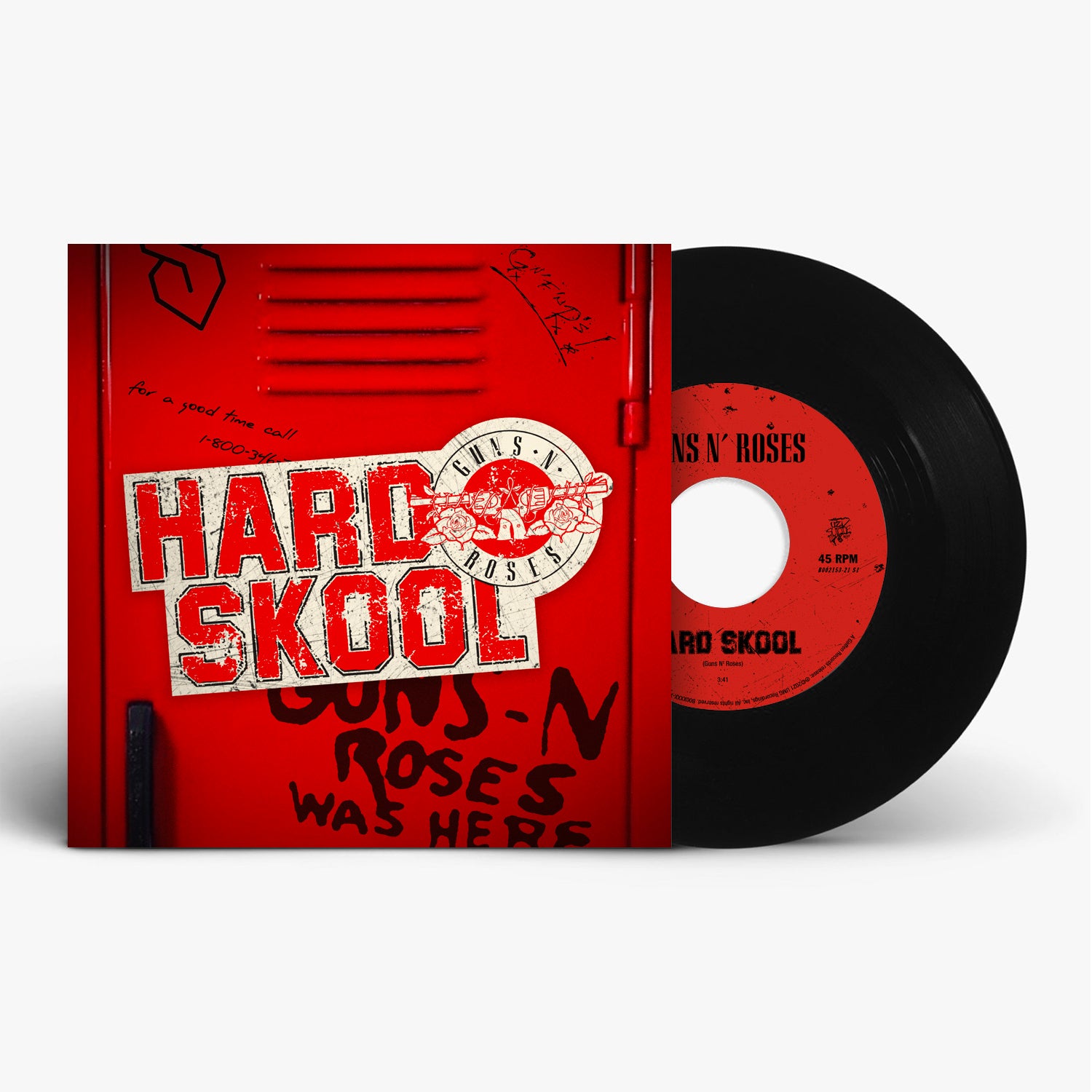 Guns N Roses - Hard Skool: Vinyl 7" Single
