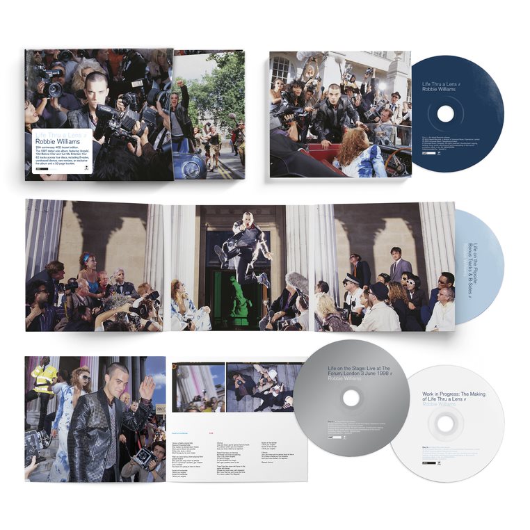 Robbie Williams - Life Thru A Lens (25th Anniversary Edition):  4CD Box Set