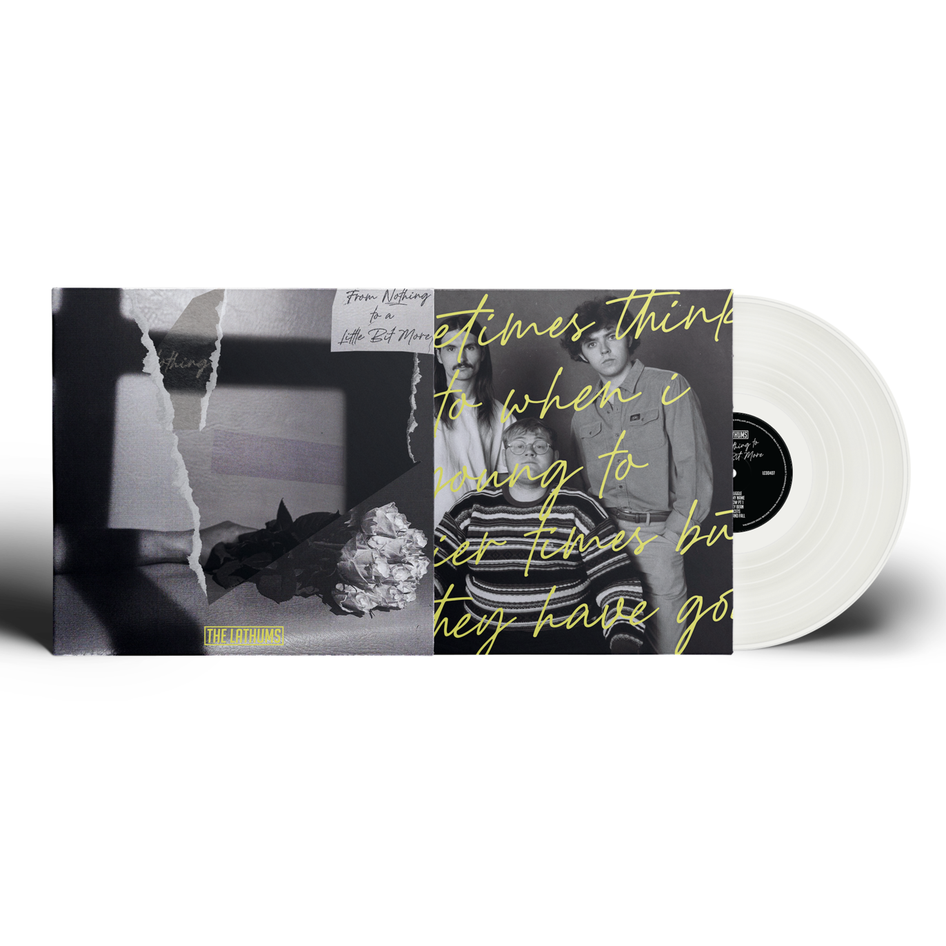 From Nothing To A Little Bit More: Limited White Vinyl 2LP + Signed Beer Mat