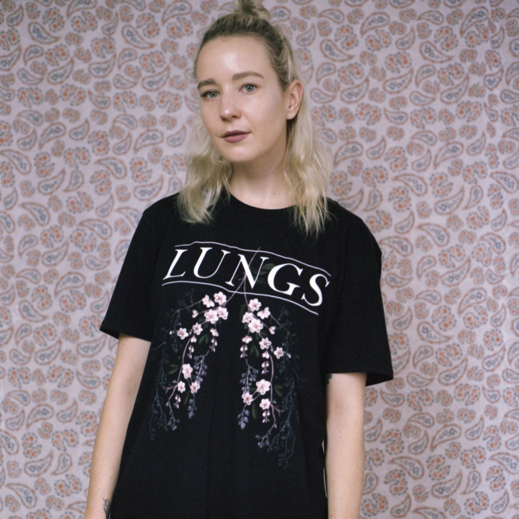 Florence + The Machine - Flower Lungs Black Tee