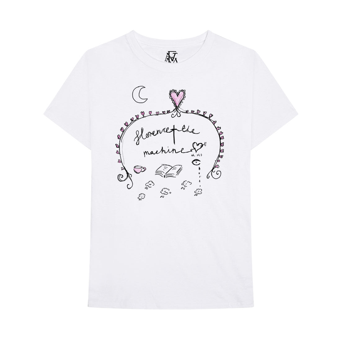 Florence + The Machine - White Doodle tee