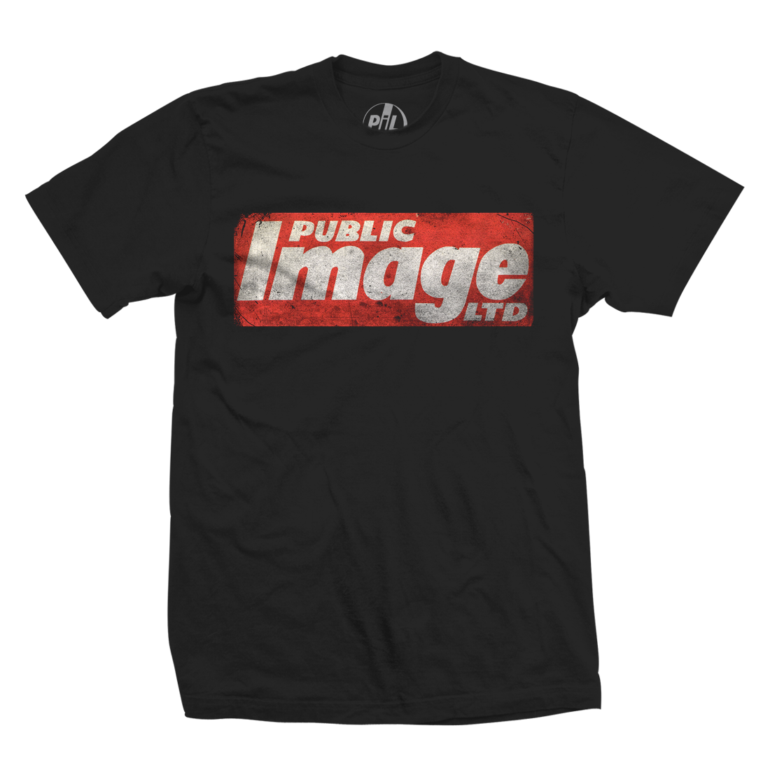 Public Image Ltd - Black and Red News Logo Tee