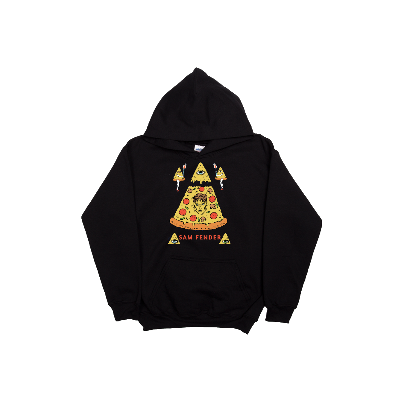 Sam Fender - Sam Kids Pizza Hoodie 