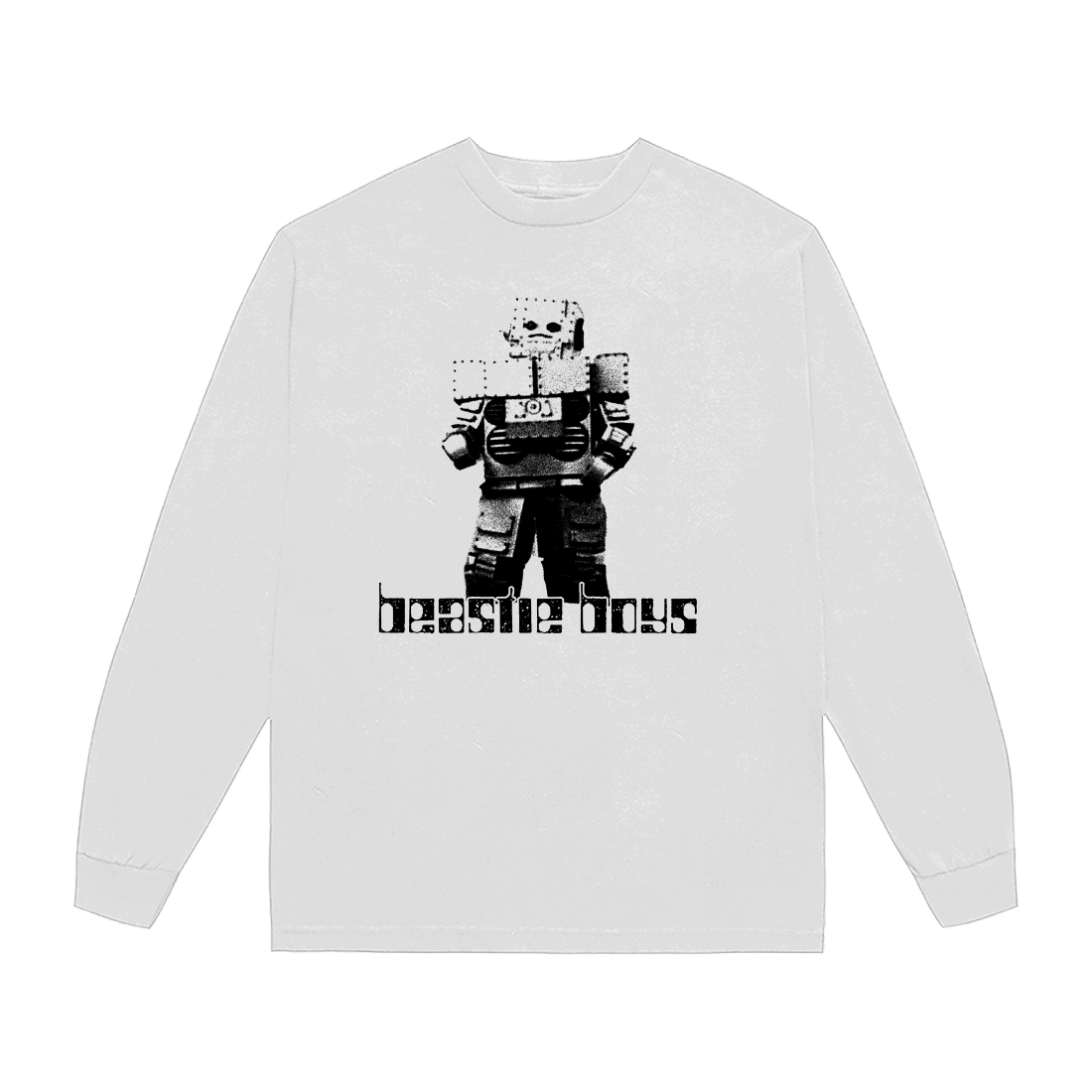 Beastie Boys - INTERGALACTIC ROBOT WHITE LONG SLEEVE