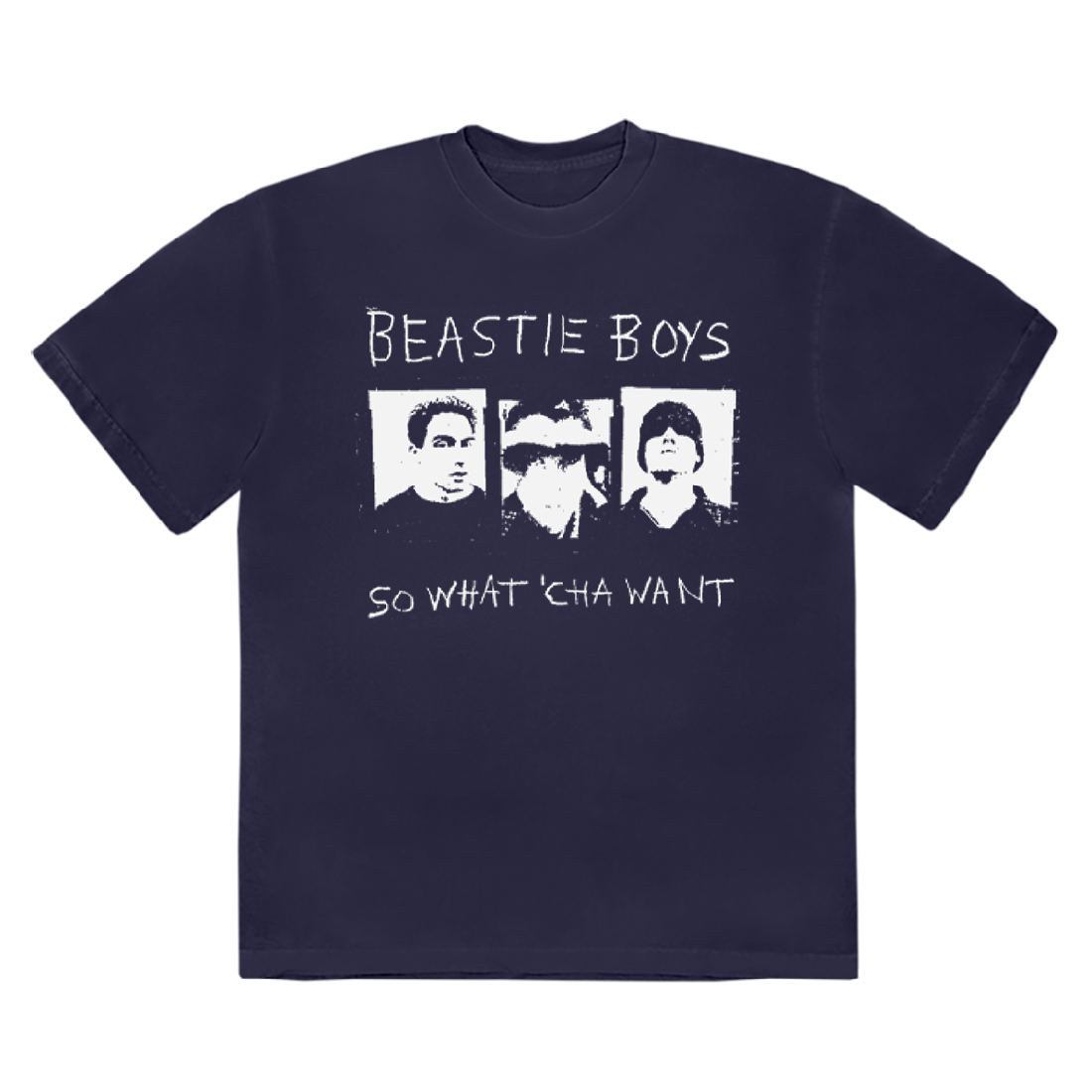 Beastie Boys - So What Cha Want Navy T-Shirt