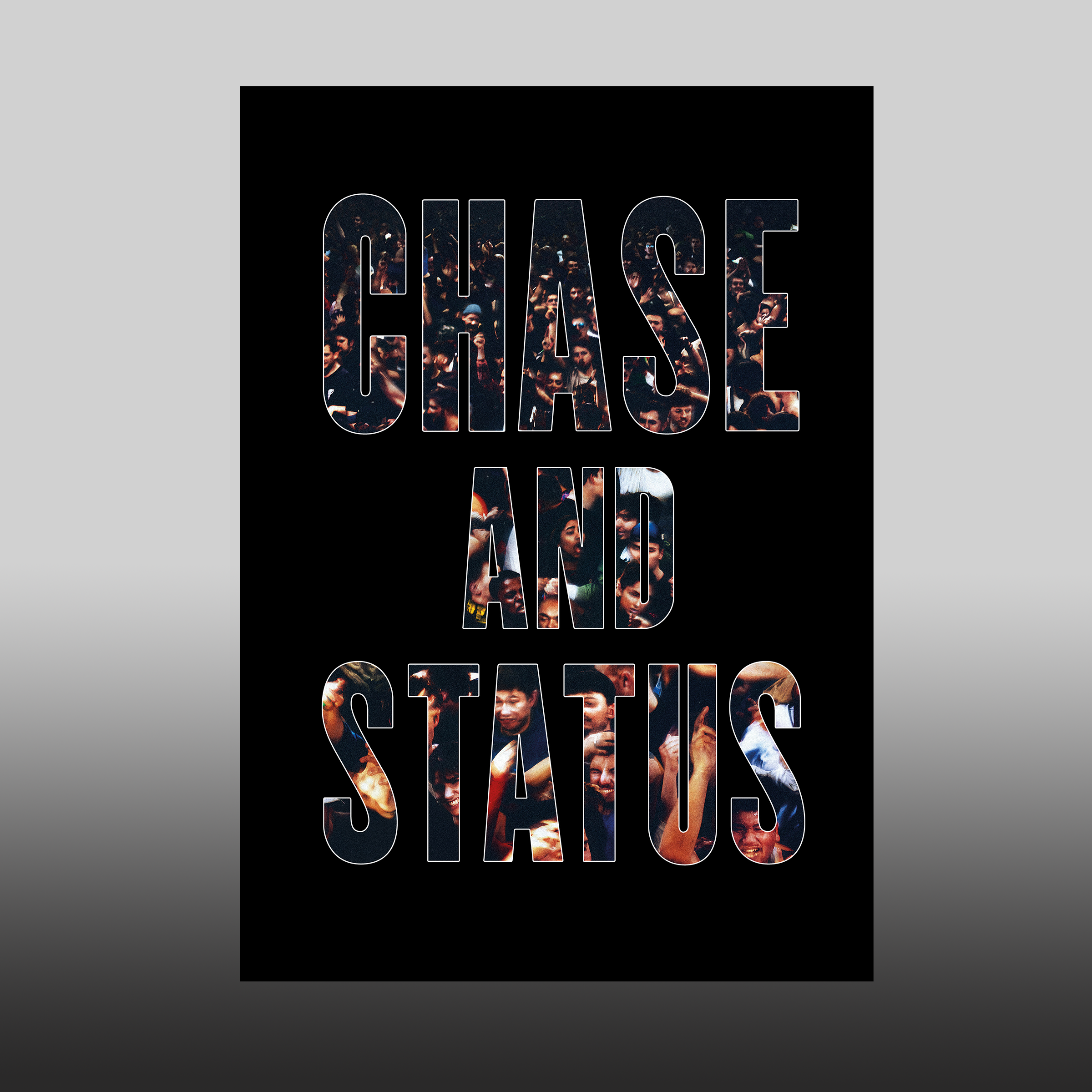 Chase and Status - Chase & Status Logo A3 Signed Black Poster