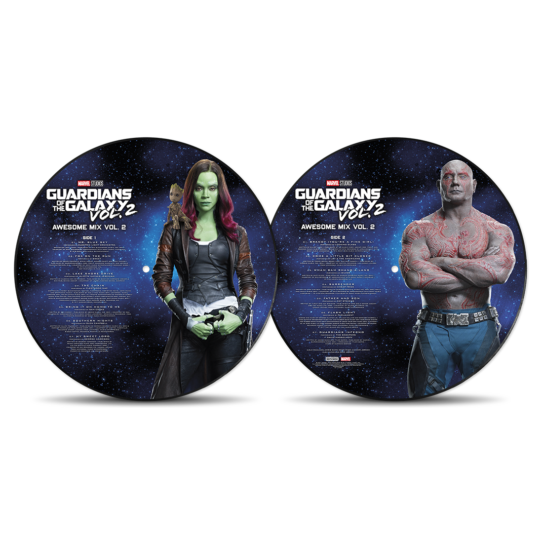 Various Artists - Guardians of the Galaxy Vol. 2 - Awesome Mix Vol. 2: Vinyl Picture Disc LP