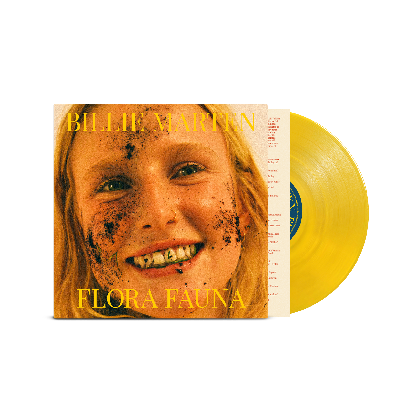 Billie Marten - Flora Fauna: Transparent Sun Yellow Vinyl LP