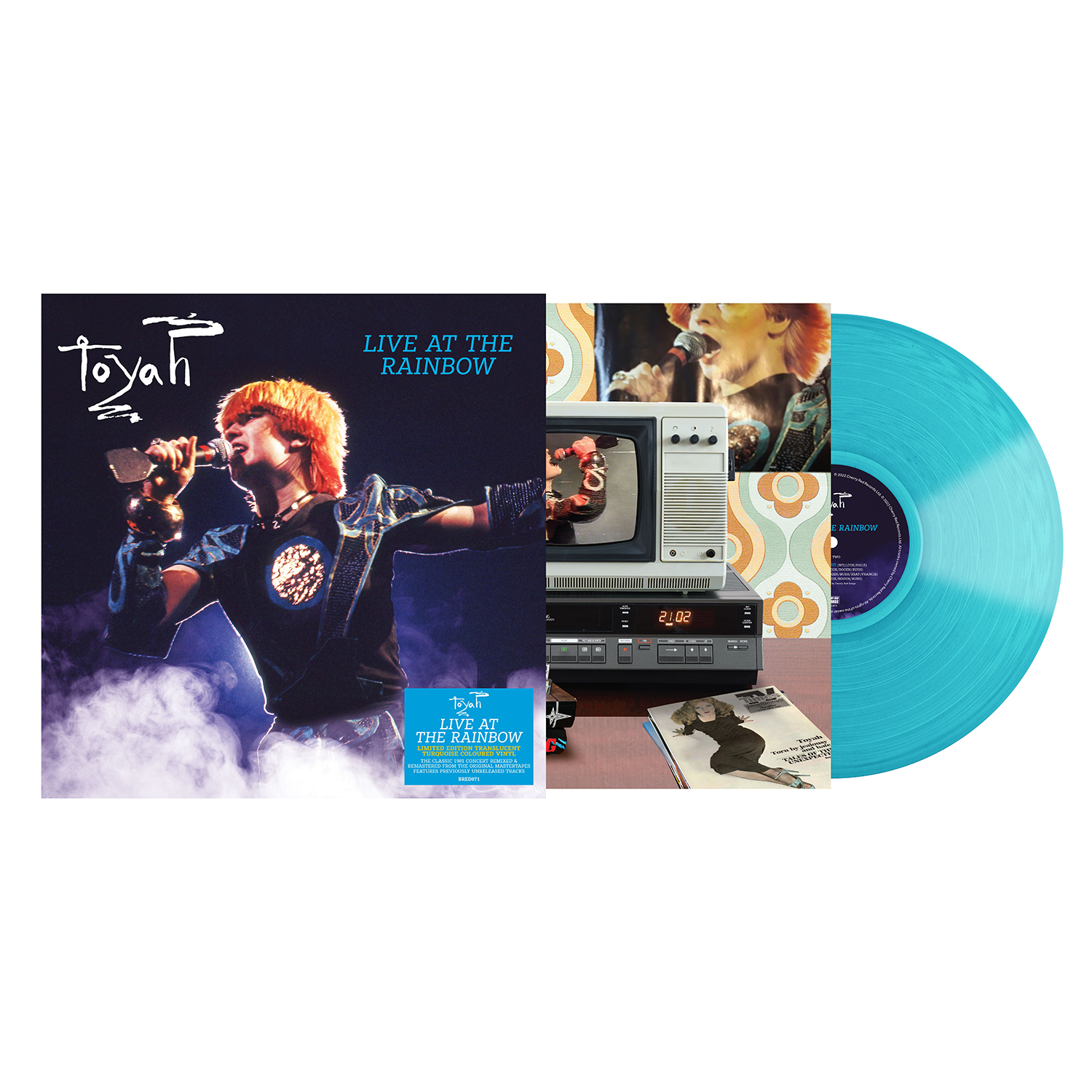 Toyah - Live At The Rainbow: Limited Edition Translucent Turquoise Vinyl 2LP