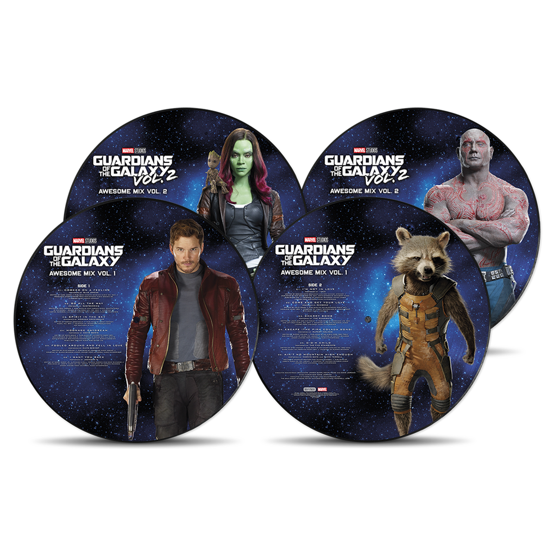 Guardians of The Galaxy - Awesome Mix Vol. 1+2: Limited Picture Disc Set