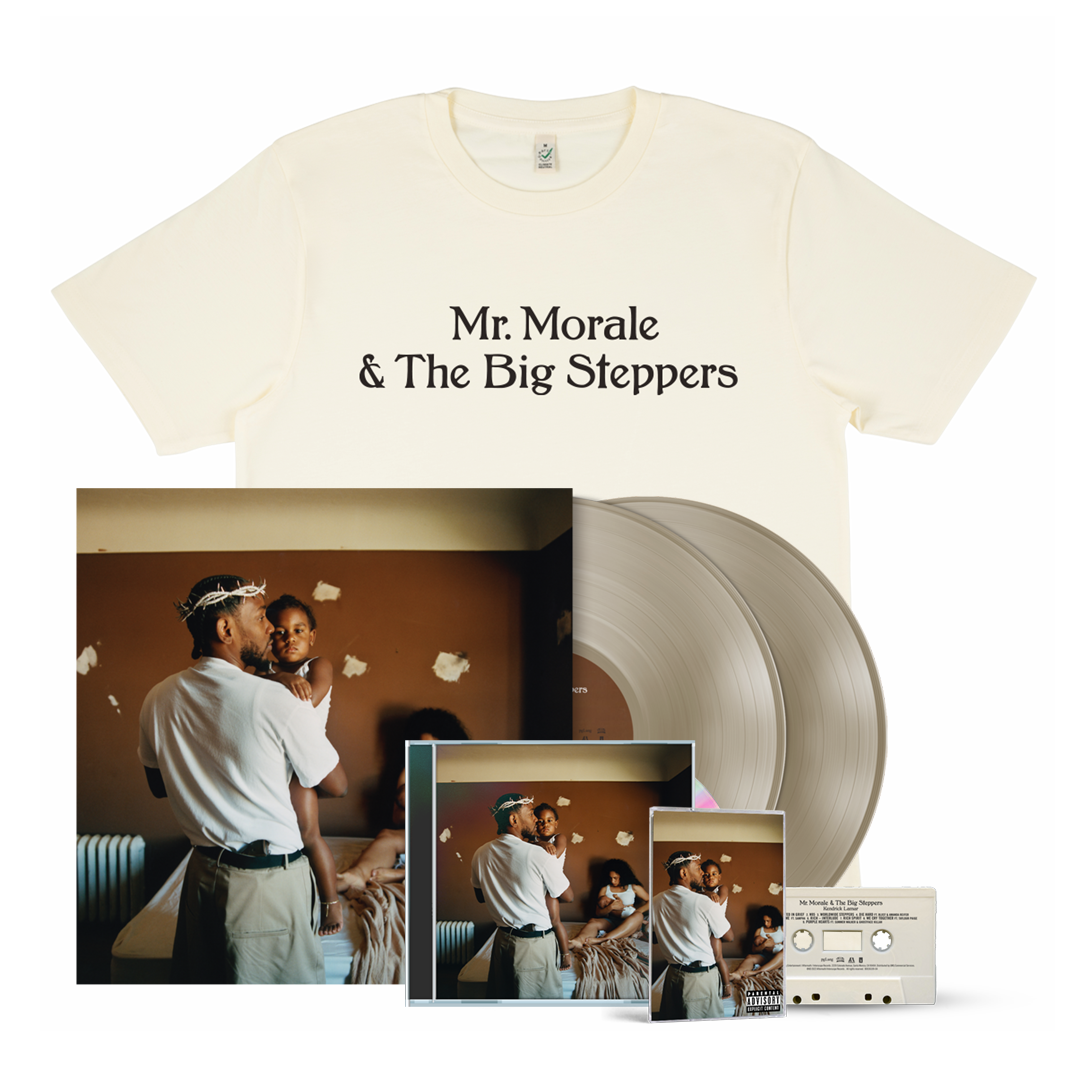 Mr. Morale & The Big Steppers: Music And T-Shirt (Cream) Bundle