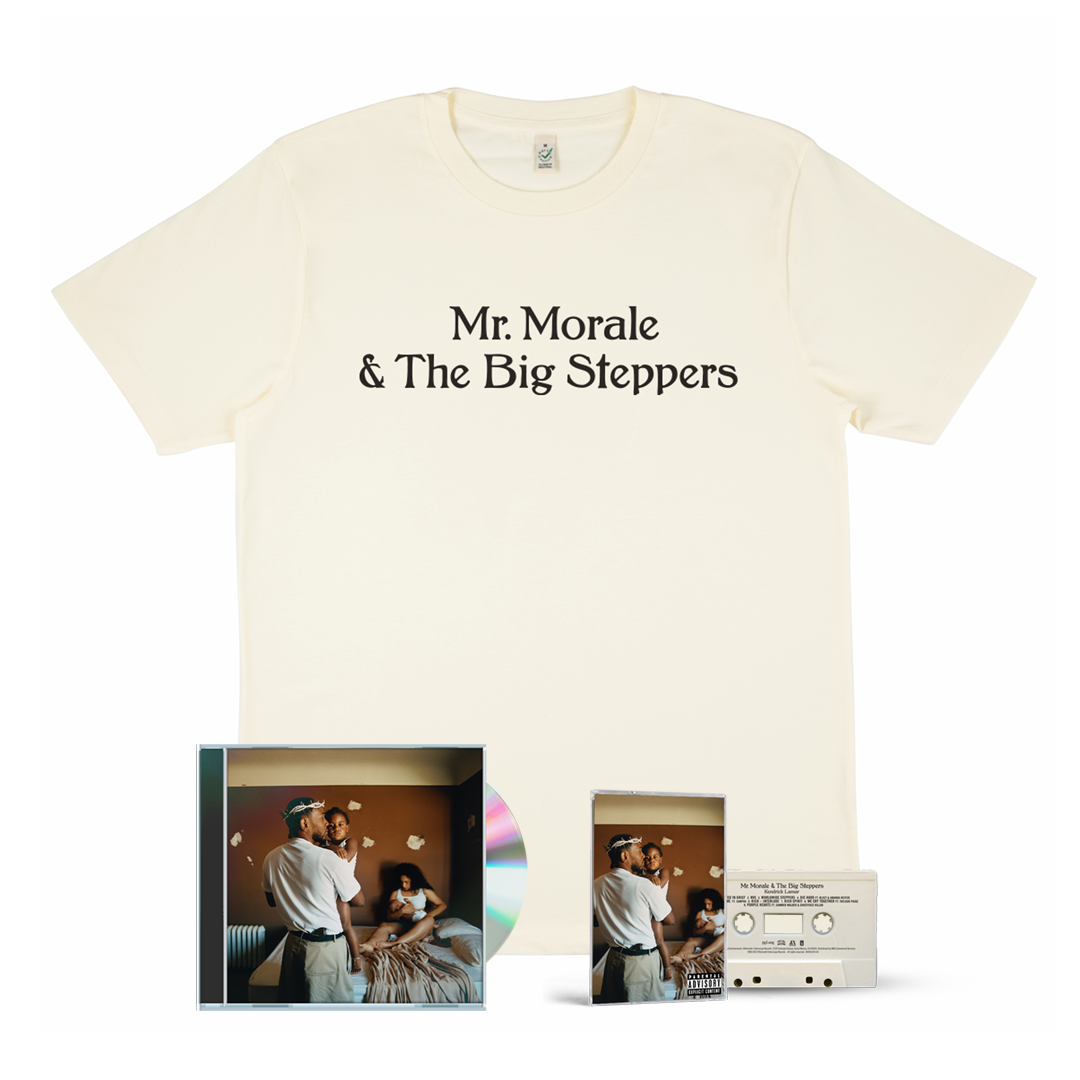 Mr. Morale & The Big Steppers: CD, Exclusive Cassette & T-Shirt (Cream) Bundle