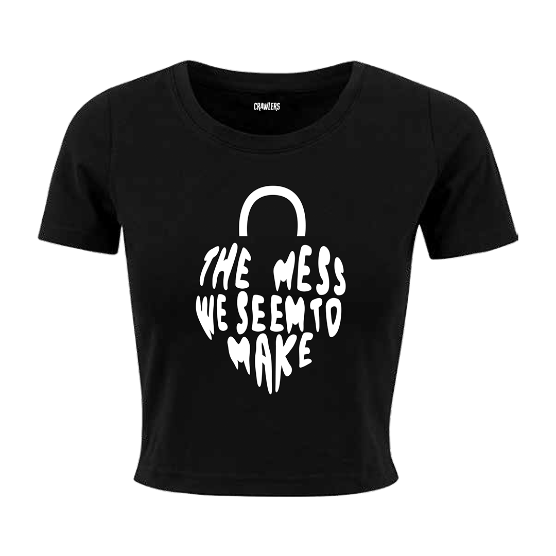 Crawlers - Crawlers The Mess We Seem To Make Cropped T-Shirt
