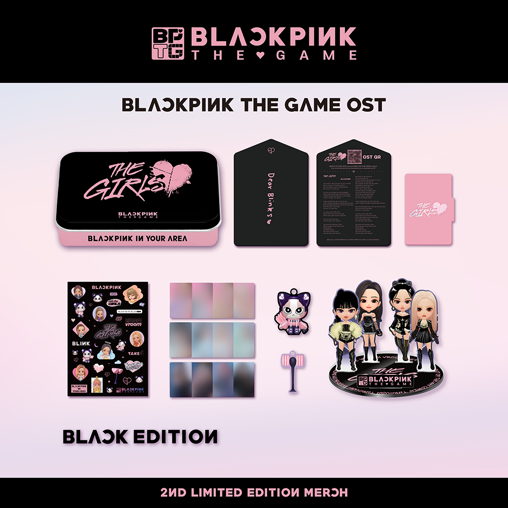 BLACKPINK - Blackpink The Game Ost Merch - Black Edition