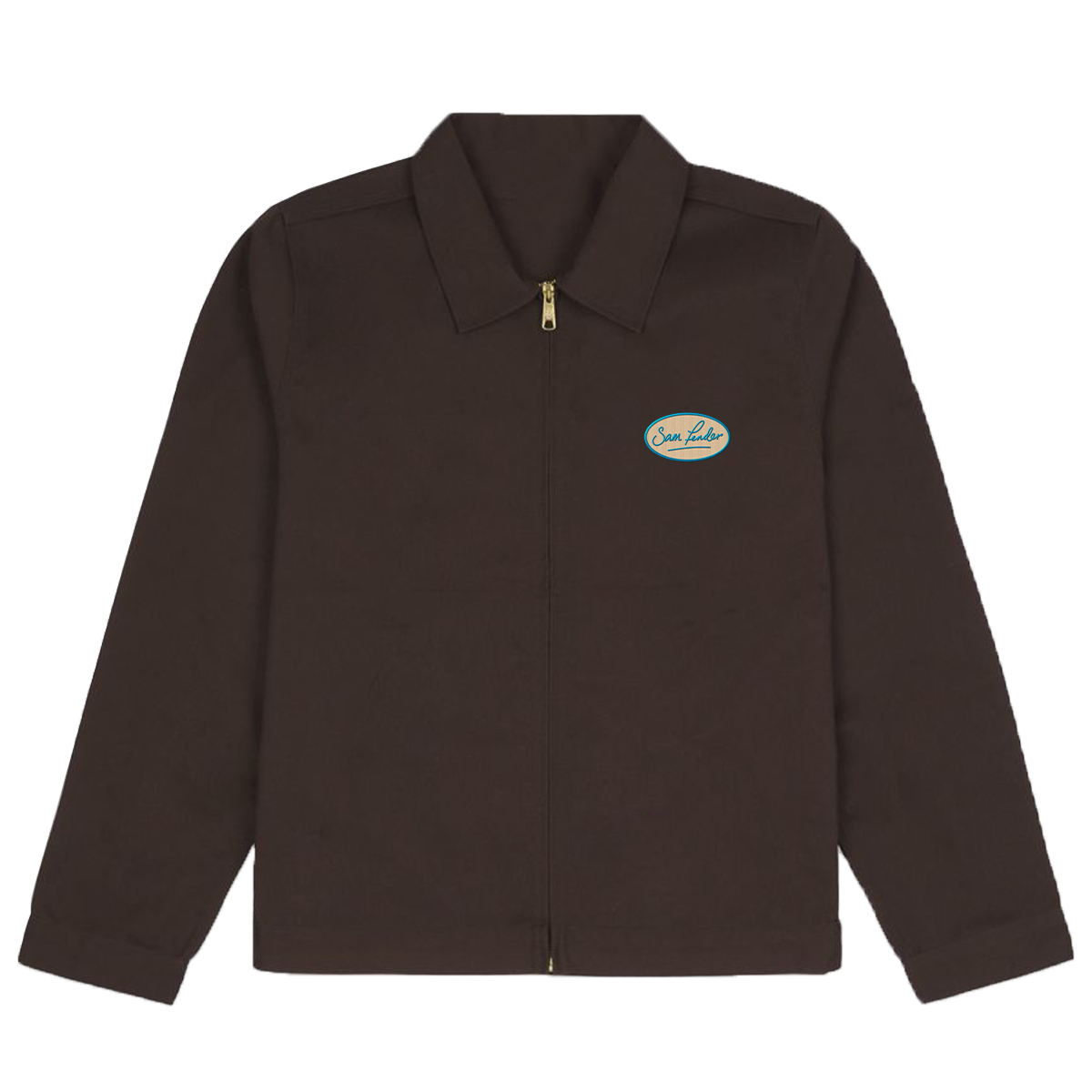 Sam Fender - Brown Jacket with Sam Fender Badge