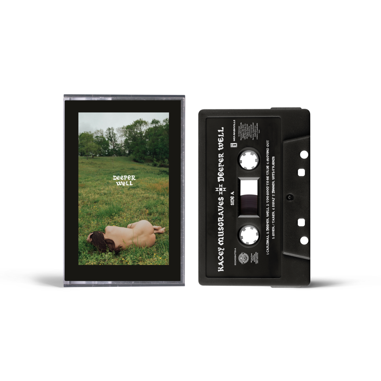 Deeper Well: Limited Cassette (w/ Alt 'Nude' Artwork), Green Cassette + Signed Art Card