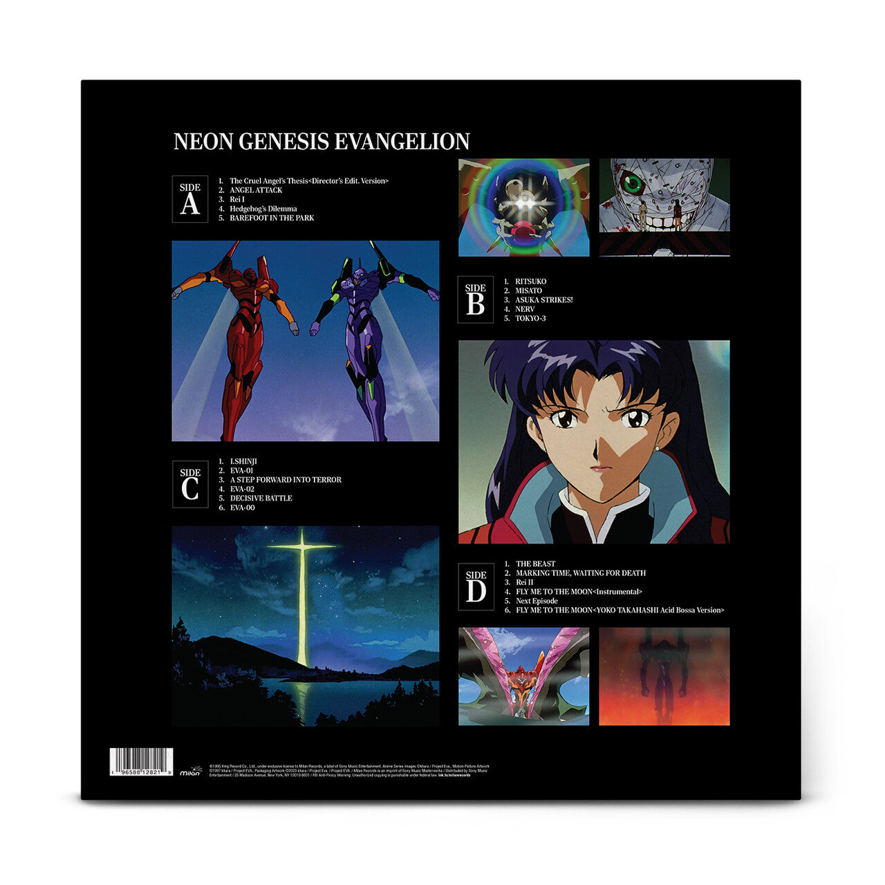 Shiro Sagisu - Shiro Sagisu - Neon Genesis Evangelion (Original Series  Soundtrack): Limited Blue + Black Marbled Vinyl 2LP - Recordstore