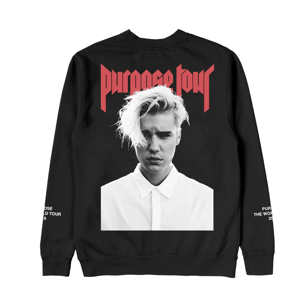 justin bieber - Purpose Tour Crewneck