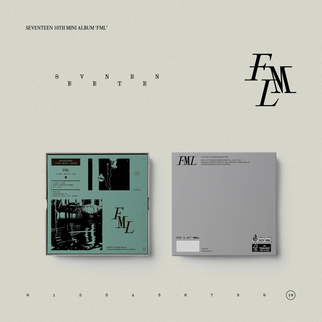 SEVENTEEN - FML (Fallen, Misfit, Lost): CD Box Set