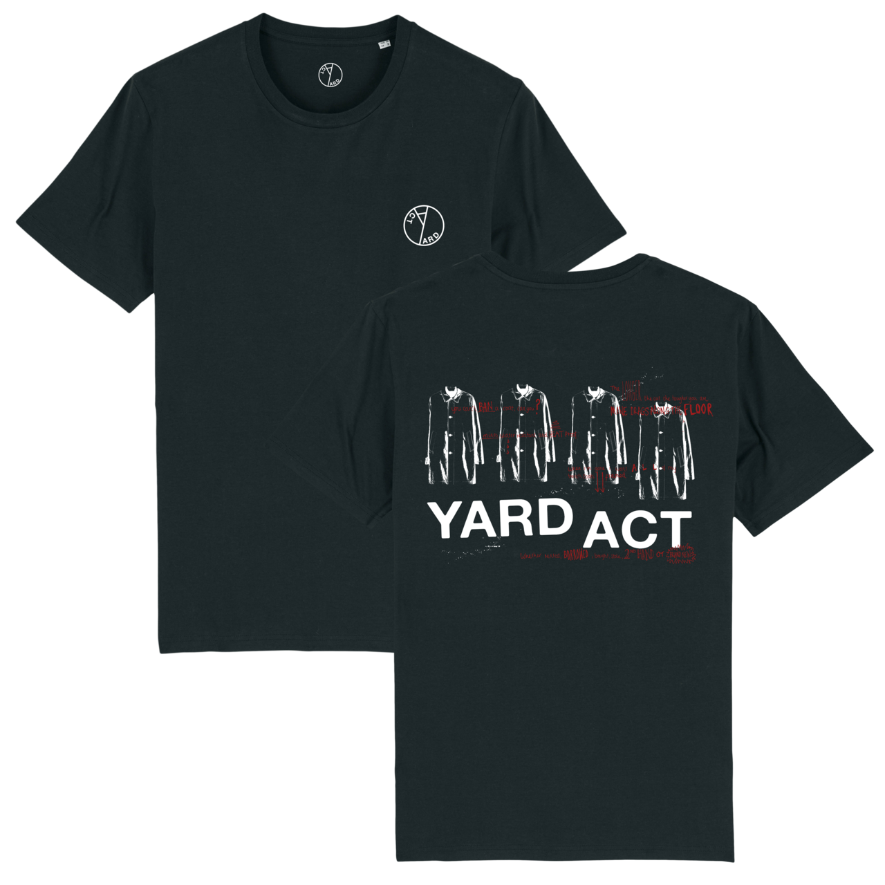 Yard Act - Trench Coat Black T-shirt