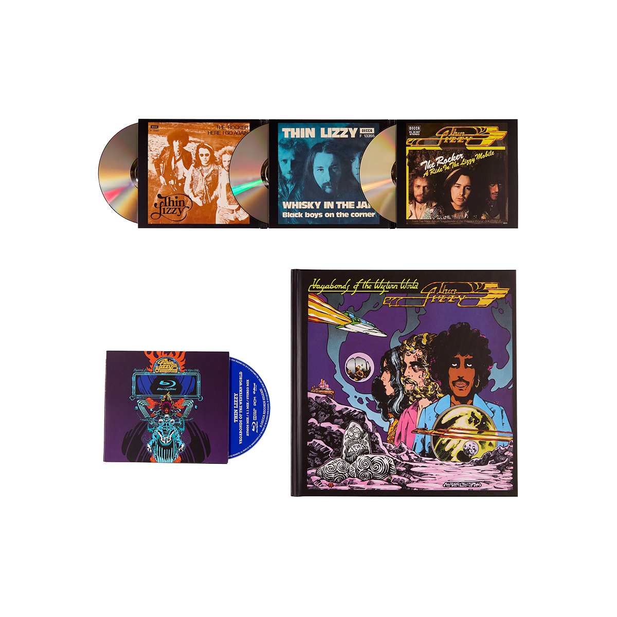 Thin Lizzy - Vagabonds Of The Western World: 3CD + Blu-Ray