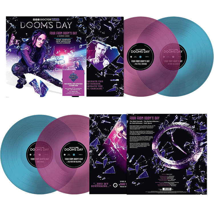 Original Soundtrack - Doctor Who - Four From Doom’s Day: Limited Translucent Purple + Blue Vinyl 2LP