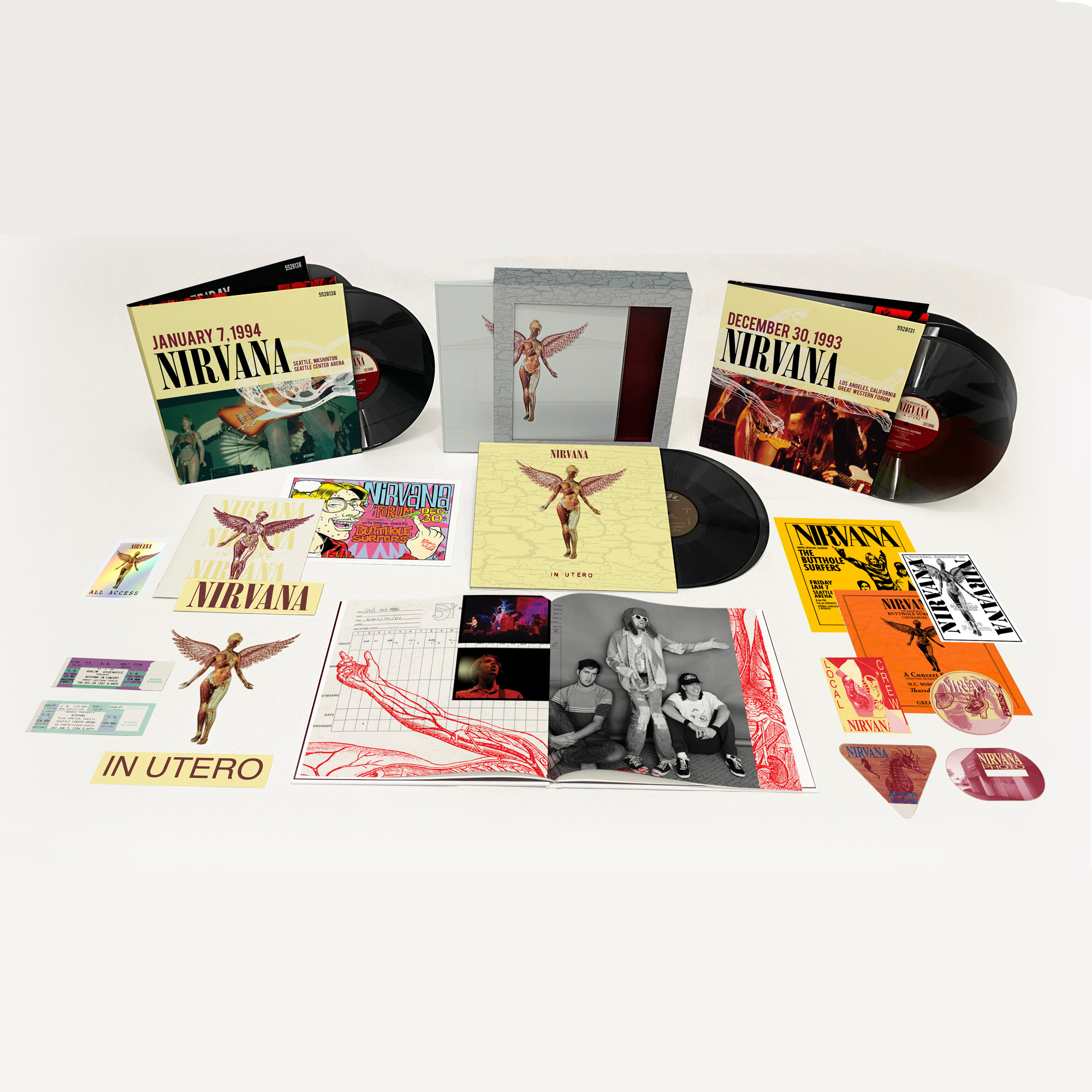 Nirvana - In Utero (30th Anniversary): Super Deluxe 8LP Box Set