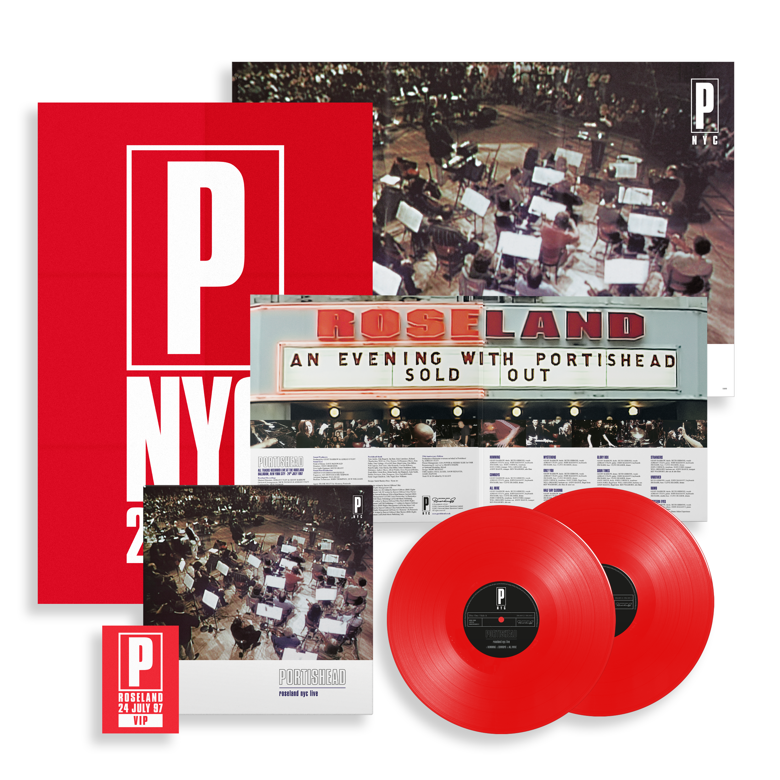 Portishead - Roseland NYC Live (25th Anniversary Edition): Limited Red Vinyl 2LP