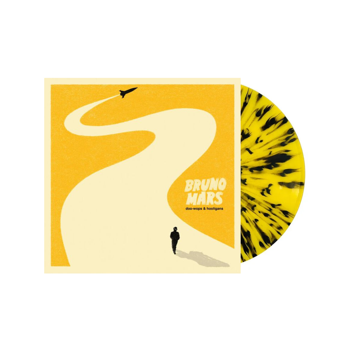 Bruno Mars - Doo-Wops & Hooligans: Limited Translucent Yellow with Black Splatter Vinyl LP