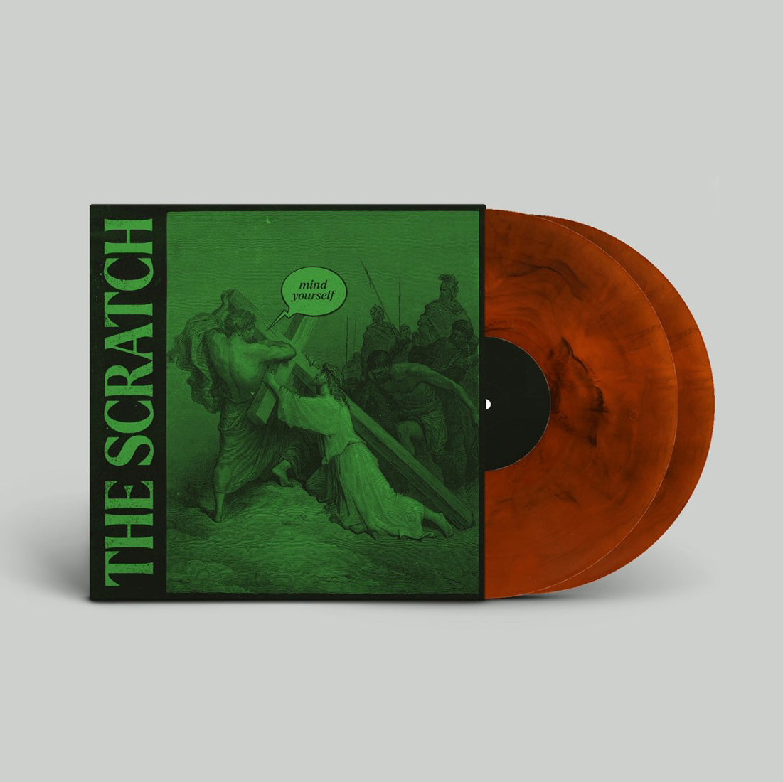 The Scratch - Mind Yourself: Etched Orange/Black Smoke Vinyl 2LP