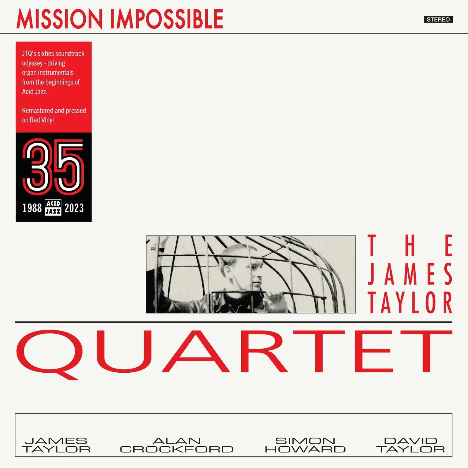The James Taylor Quartet - Mission Impossible: Limited Red Vinyl LP